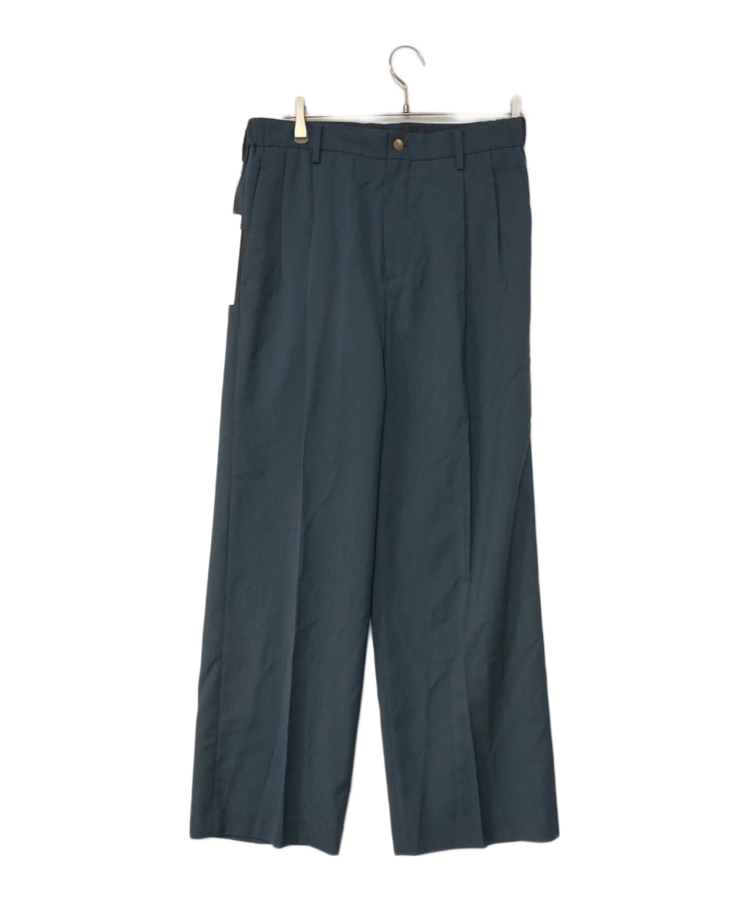 中古・古着通販】IRENISA (イレニサ) TWO TUCKS WIDE PANTS グレー ...