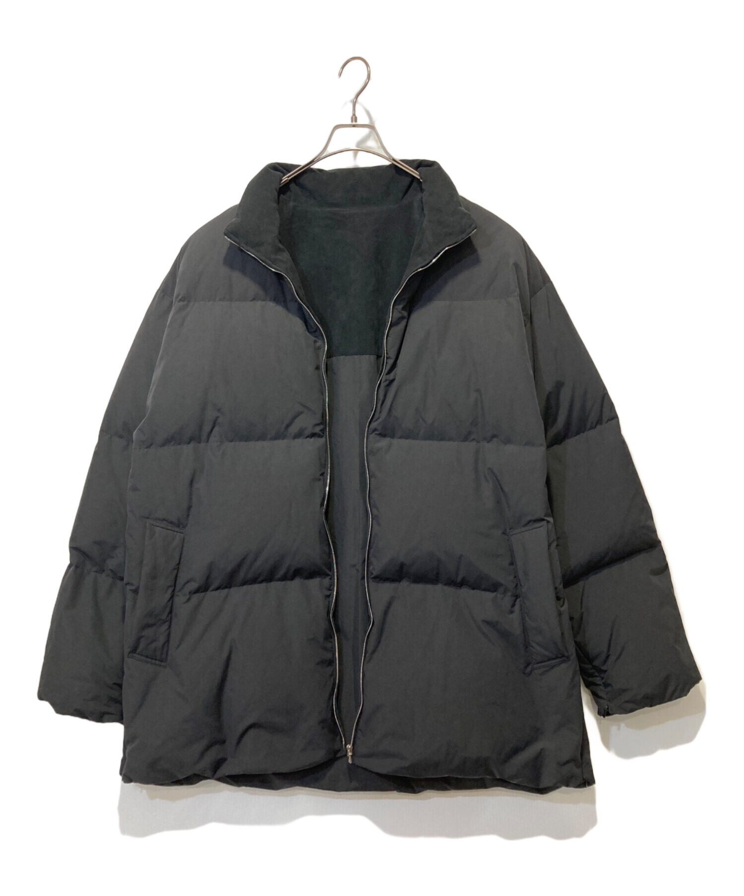 【中古・古着通販】stein (シュタイン) OVERSIZED REVERSIBLE DOWN JACKET ブラック  サイズ:L｜ブランド・古着通販 トレファク公式【TREFAC FASHION】スマホサイト