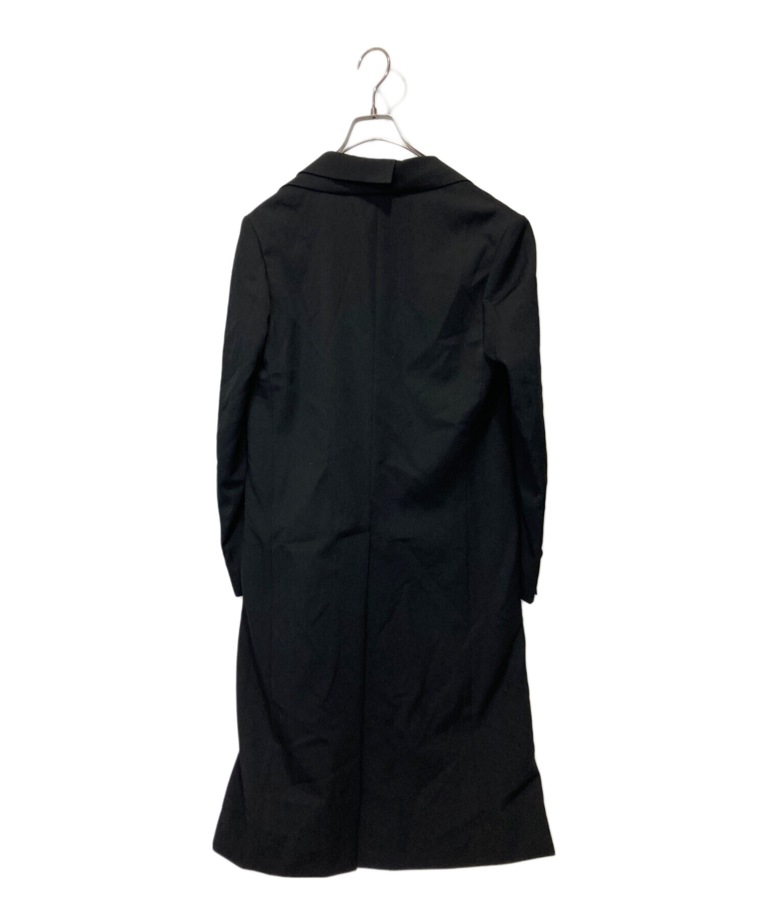 中古・古着通販】yohji yamamoto+Noir (ヨウジヤマモトプリュスノアール) デザインレイヤードコート ブラック サイズ:1｜ブランド・ 古着通販 トレファク公式【TREFAC FASHION】スマホサイト