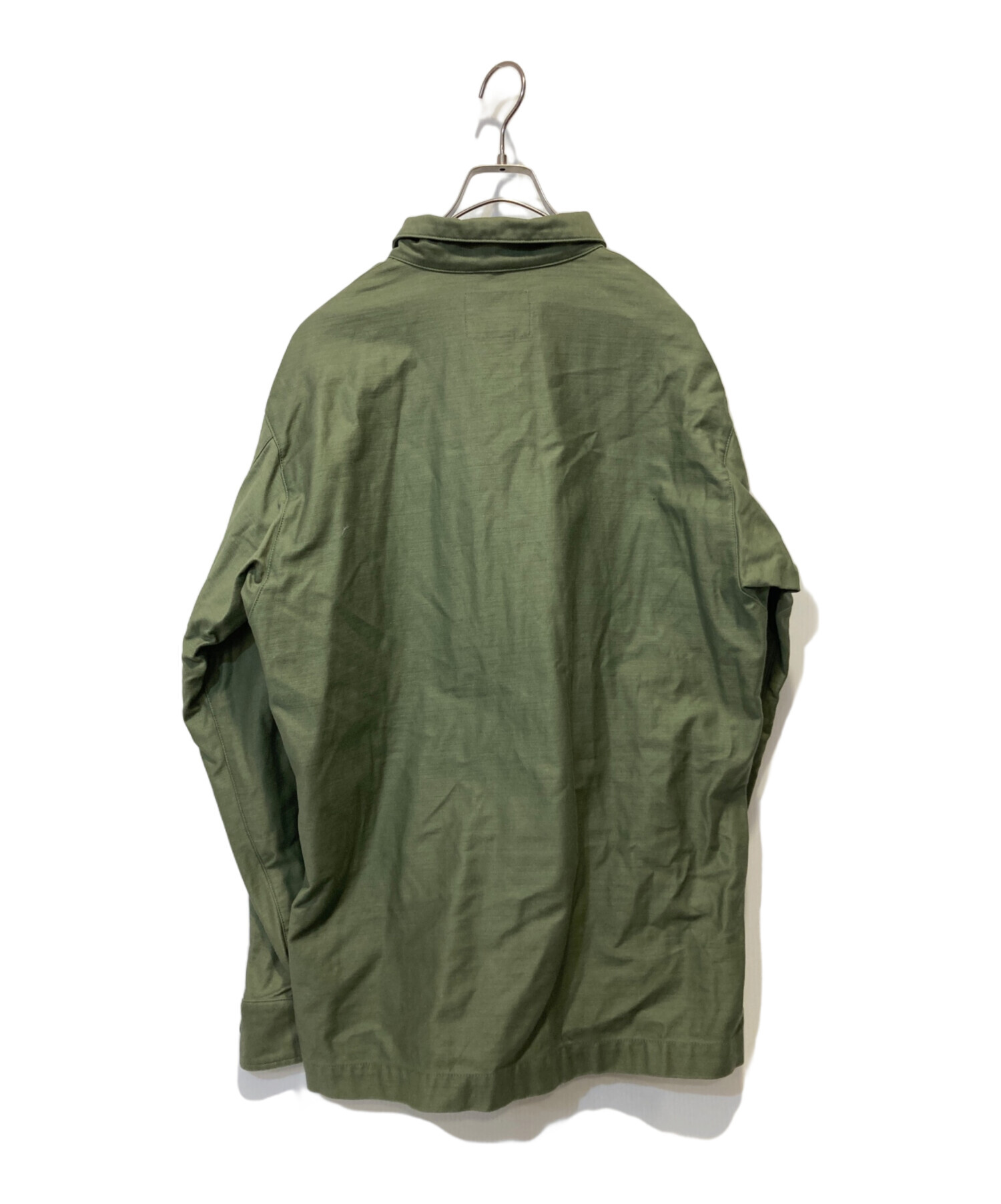 中古・古着通販】WTAPS (ダブルタップス) BUDS LS COTTON．SATIN オリーブ サイズ:3｜ブランド・古着通販  トレファク公式【TREFAC FASHION】スマホサイト