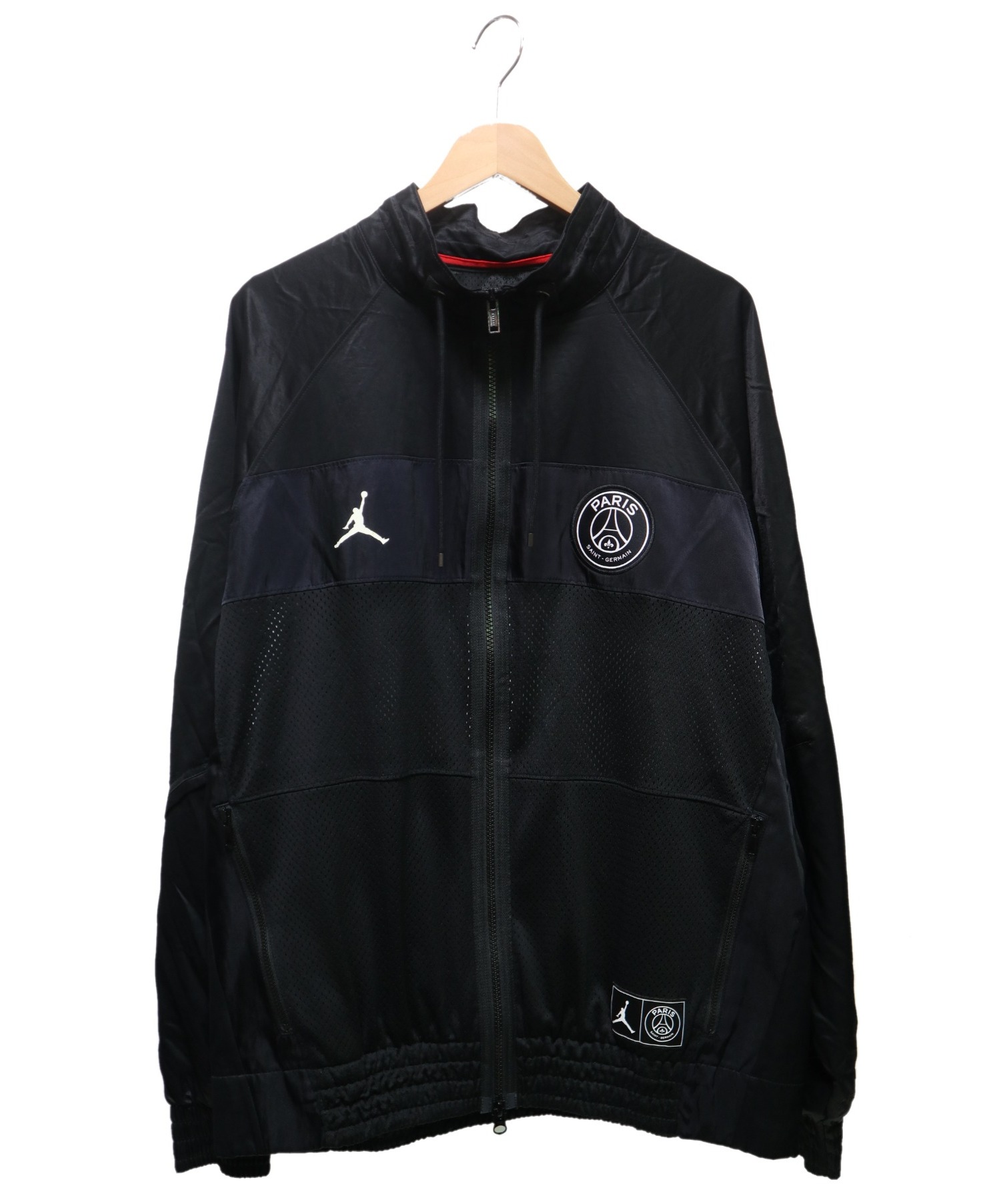 NIKE (ナイキ) PSG AIR JORDAN SUIT JKT ブラック サイズ:M NIKE×PARIS SAINT-GERMAIN