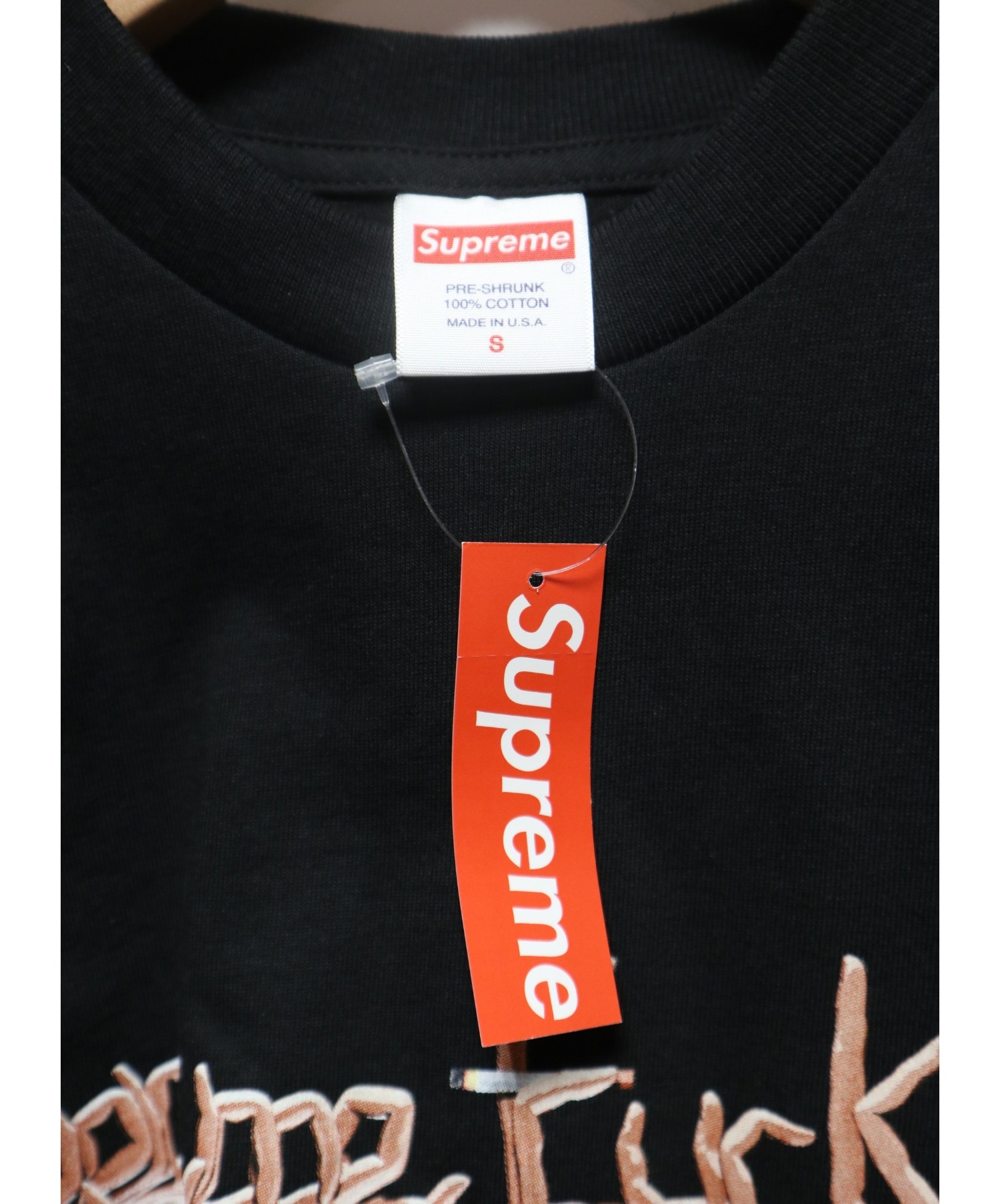 Supreme (シュプリーム) Fuck You Tee ブラック サイズ:S 未使用品