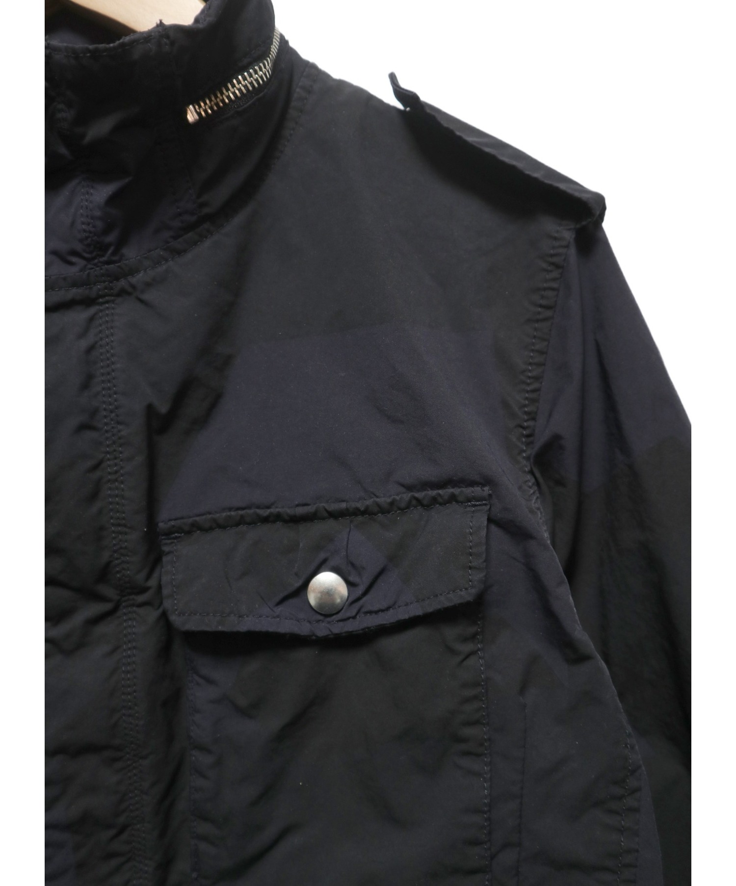 N.MASAKI COLORS (エヌマサキ カラー) カモ柄M65ジャケット ネイビー サイズ:44