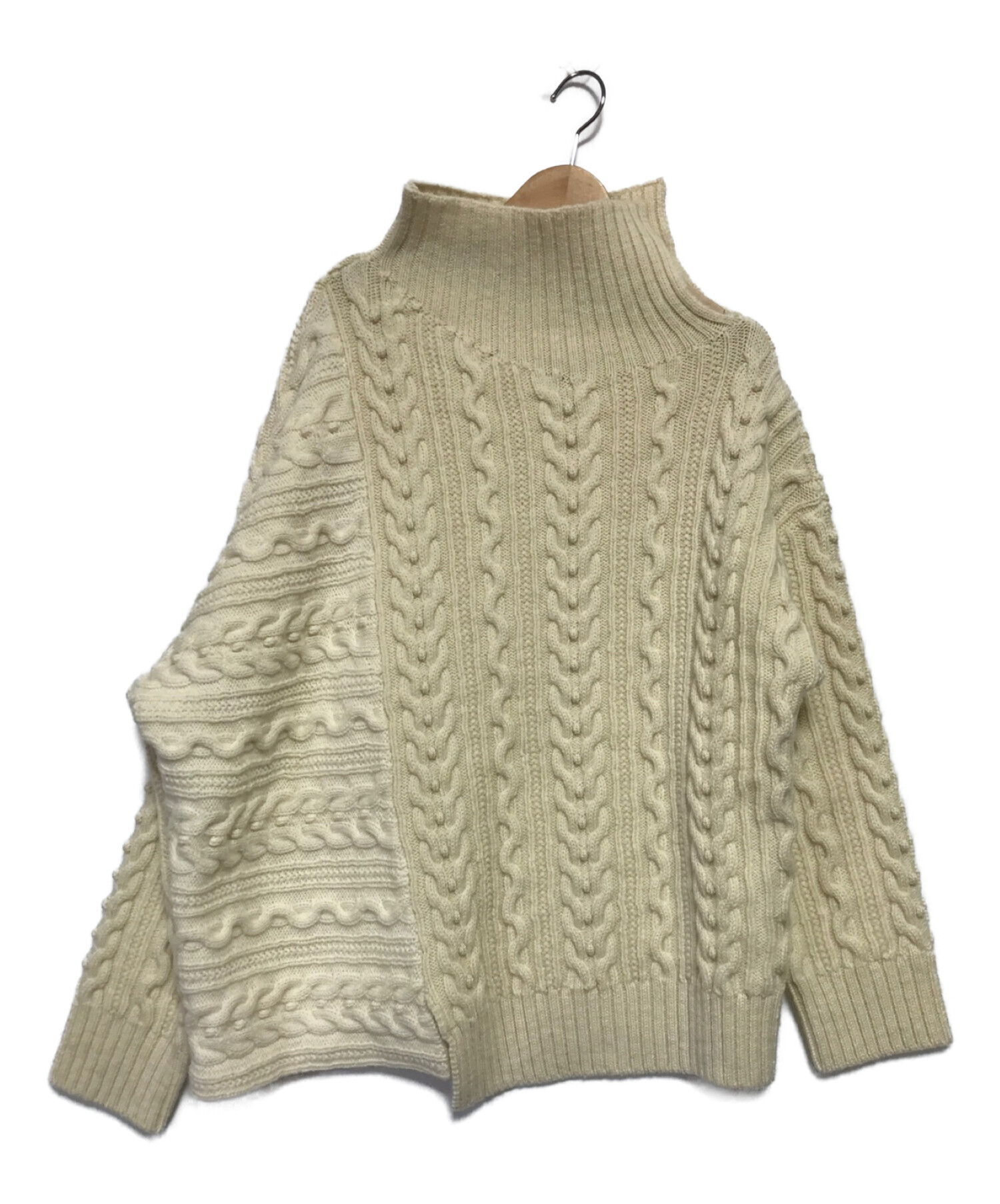 Philosophy Di Lorenzo Serafini (フィロソフィ ディ ロレンツォ セラフィニ) CABLE KNIT アイボリー  サイズ:SIZE 40 下記参照