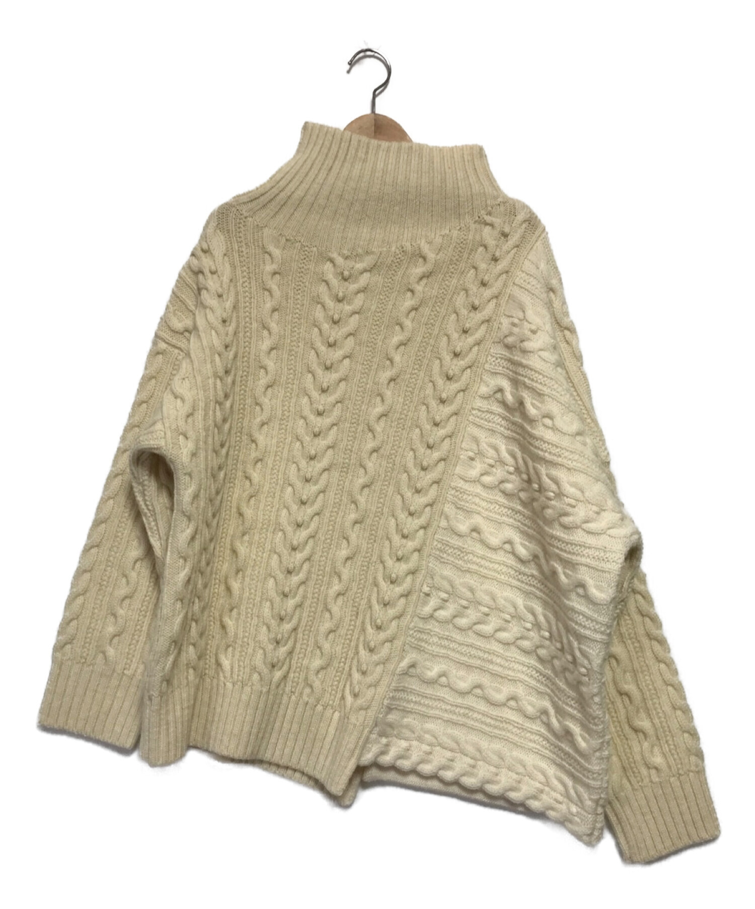 Philosophy Di Lorenzo Serafini (フィロソフィ ディ ロレンツォ セラフィニ) CABLE KNIT アイボリー  サイズ:SIZE 40 下記参照