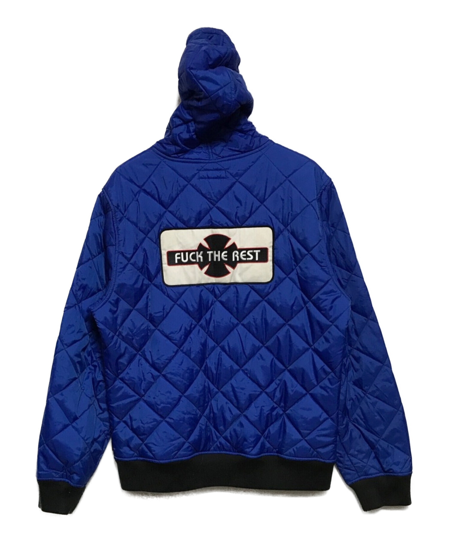 SUPREME×INDEPENDENT (シュプリーム×インディペンデント) Quilted Nylon Jacket ブルー サイズ:L