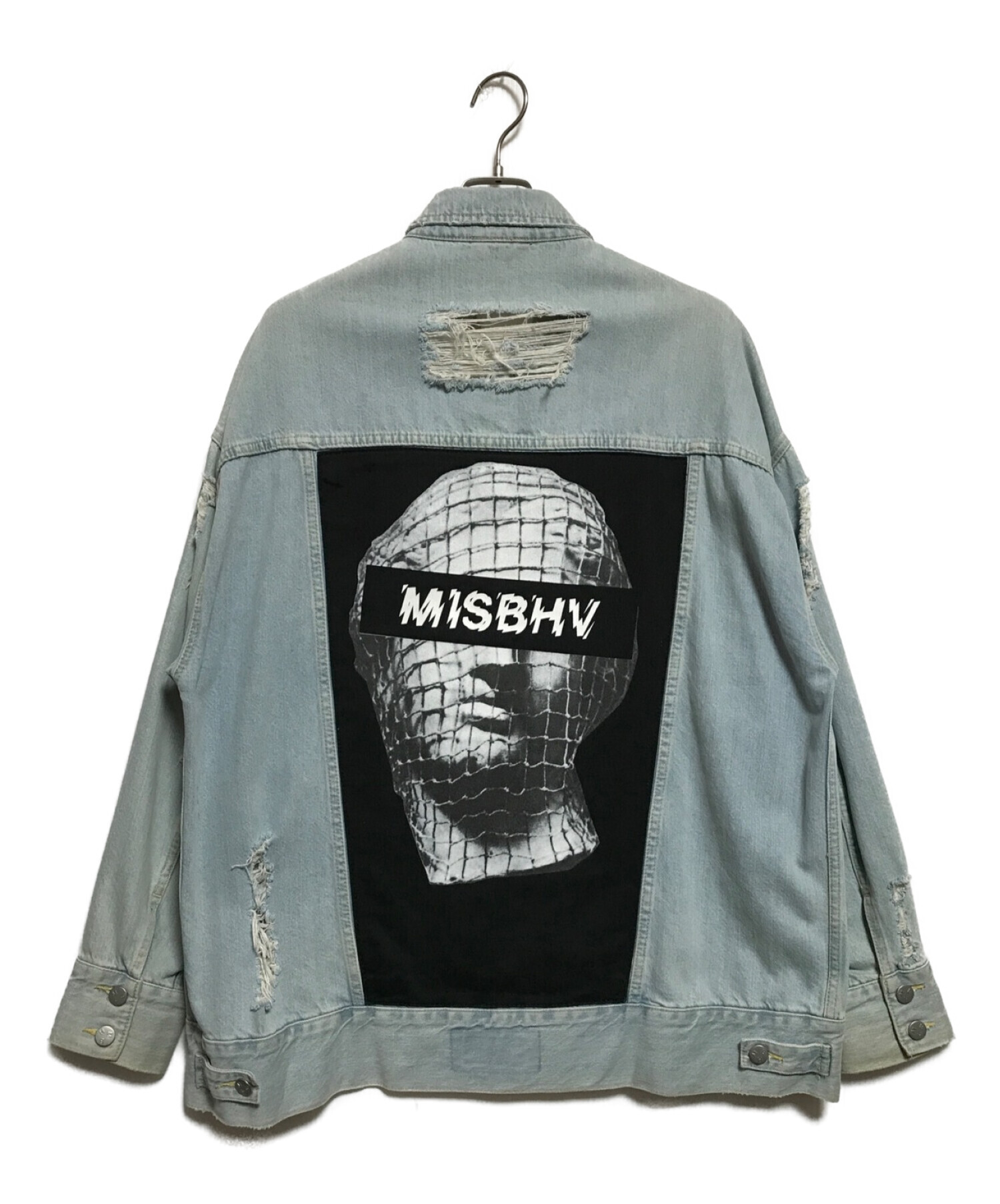 中古・古着通販】MISBIHV (ミスビヘイブ) デニムジャケット インディゴ