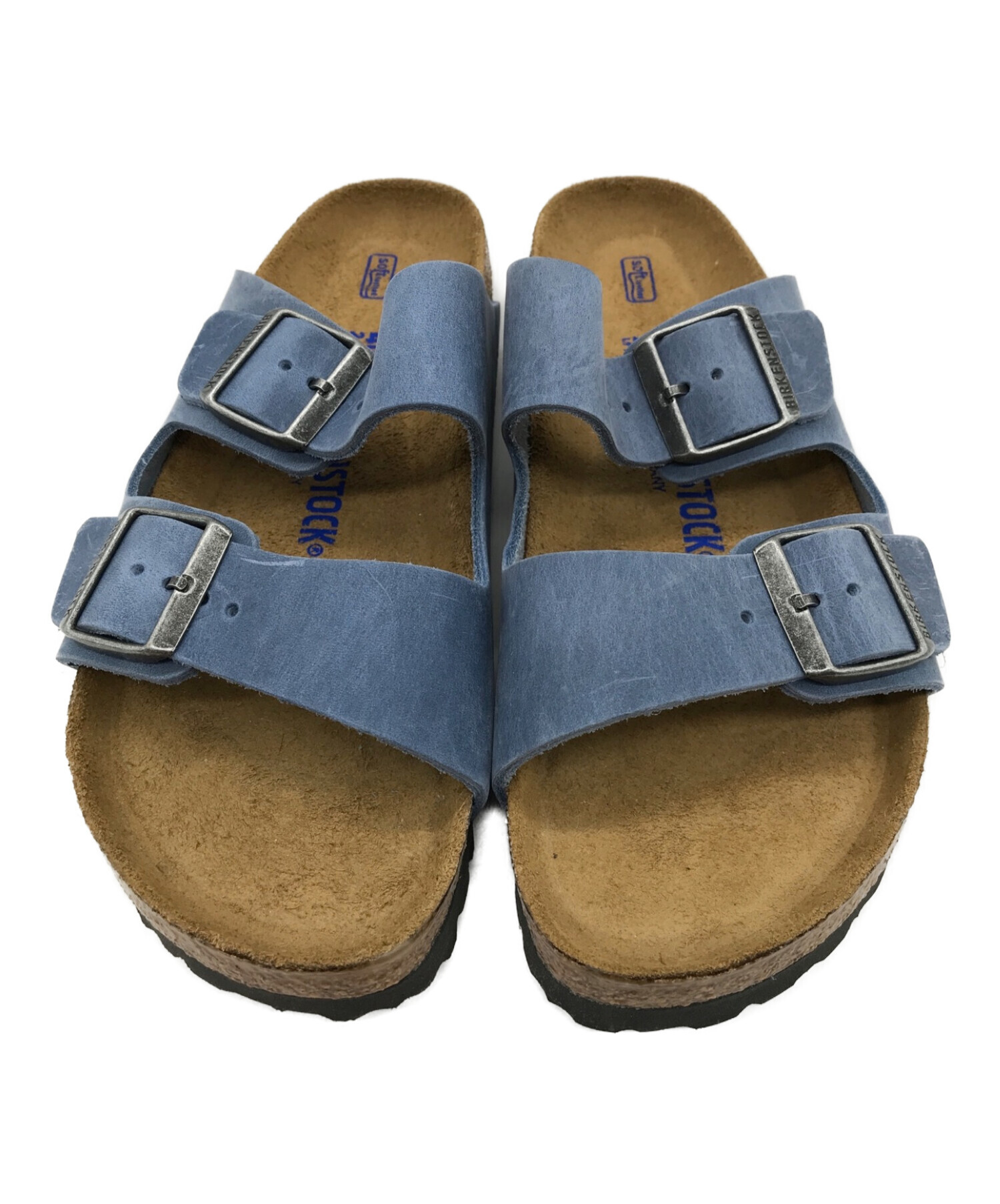 BIRKENSTOCK (ビルケンシュトック) アリゾナサンダル　レザーサンダル　ブルー ブルー サイズ:26cm