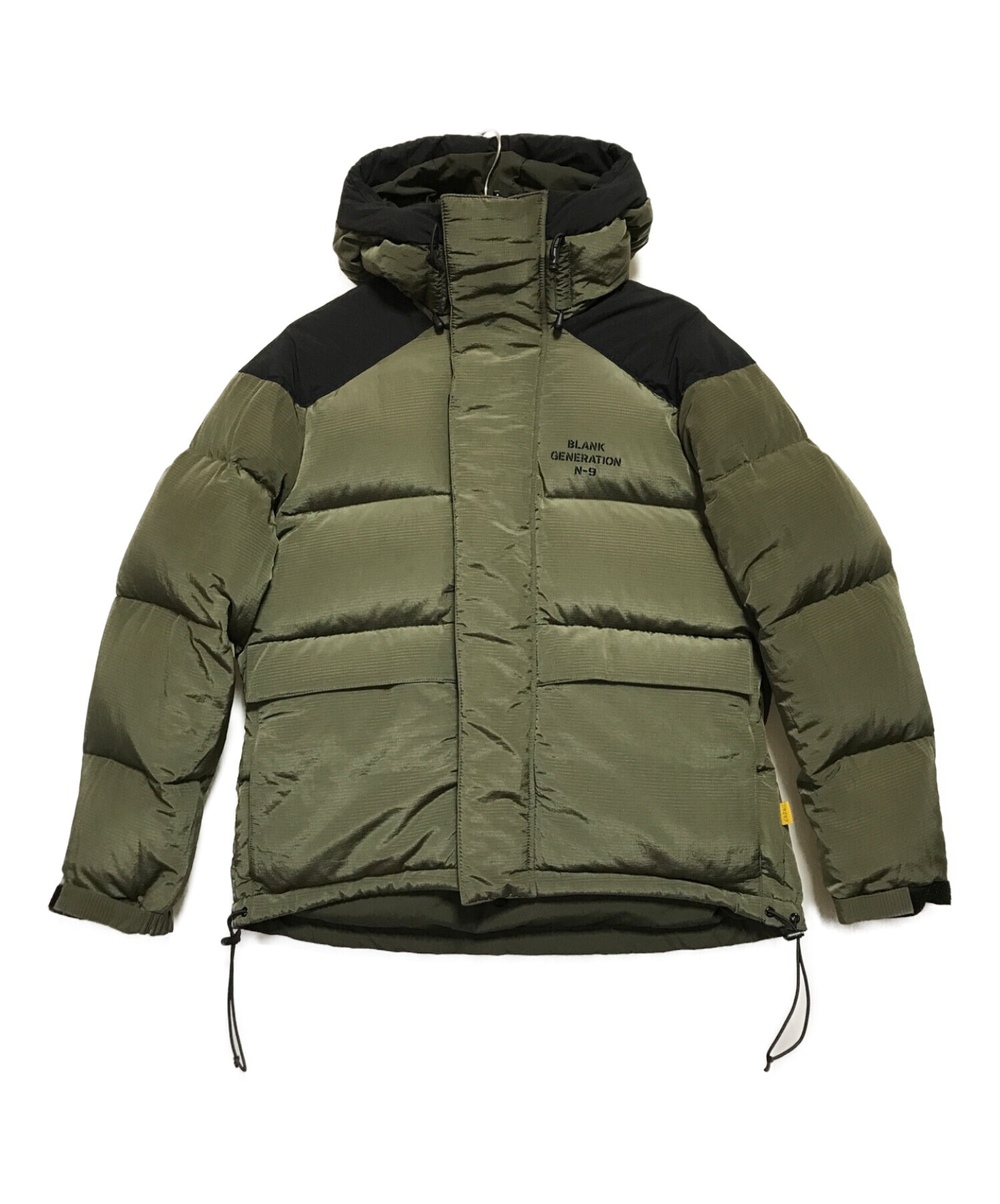 NUMBER (N)INE (ナンバーナイン) REVERSIBLE DOWN JACKET グリーン×ブラック サイズ:SIZE 3