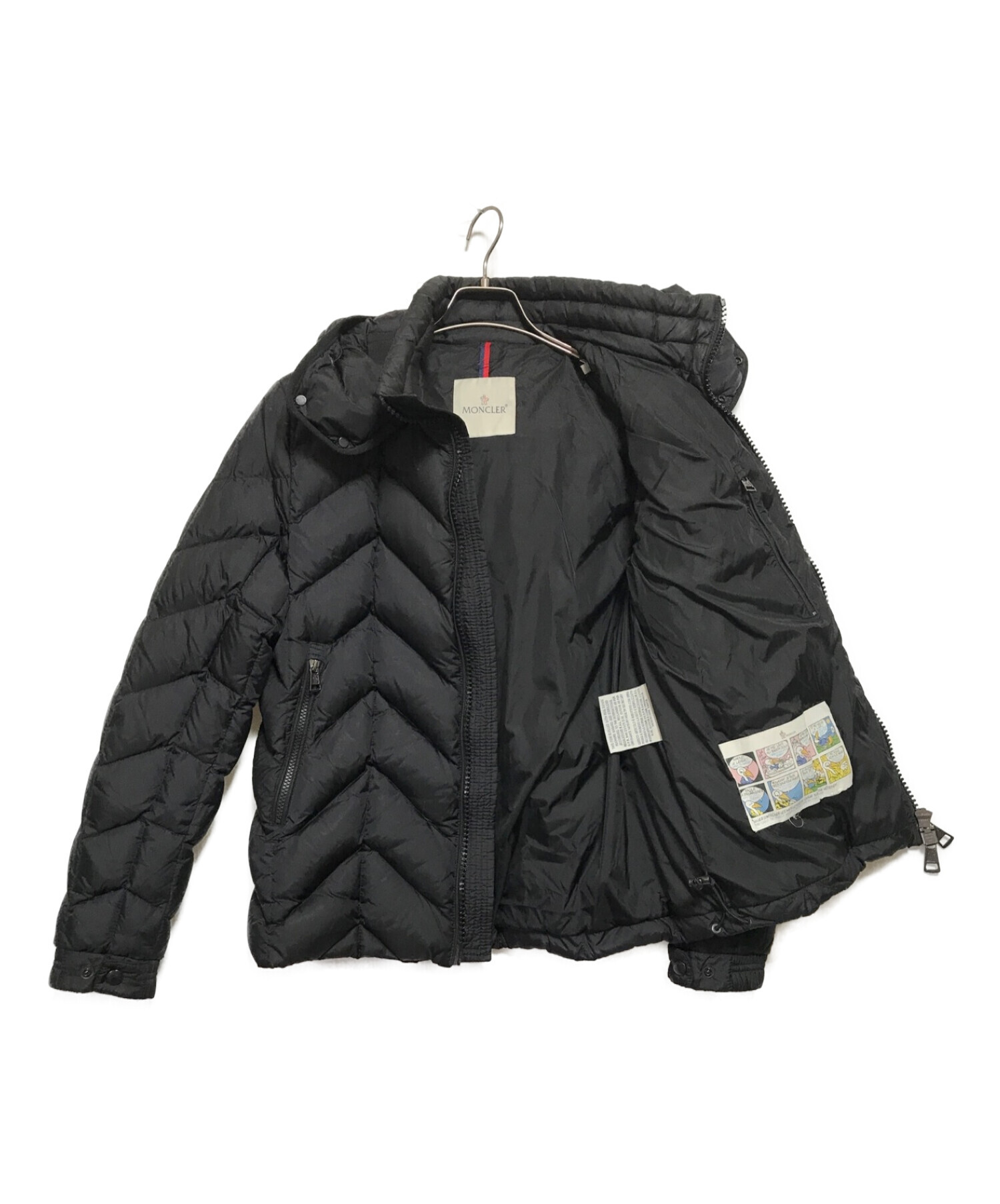 MONCLER (モンクレール) BERRIATダウンジャケット ブラック サイズ:SIZE 1