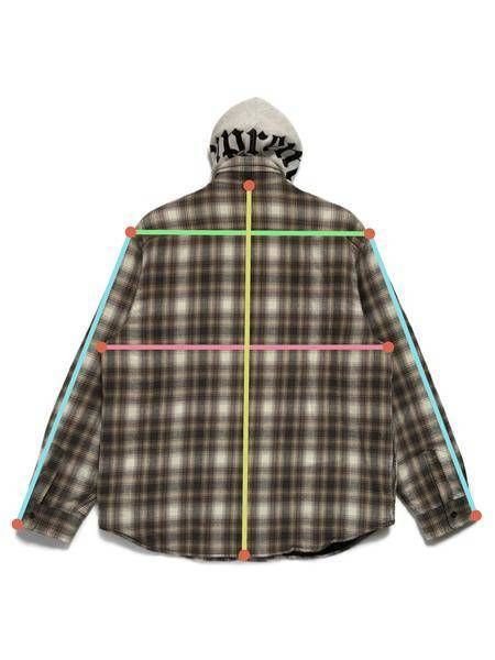 中古・古着通販】SUPREME (シュプリーム) Hooded Flannel Zip Up Shirt