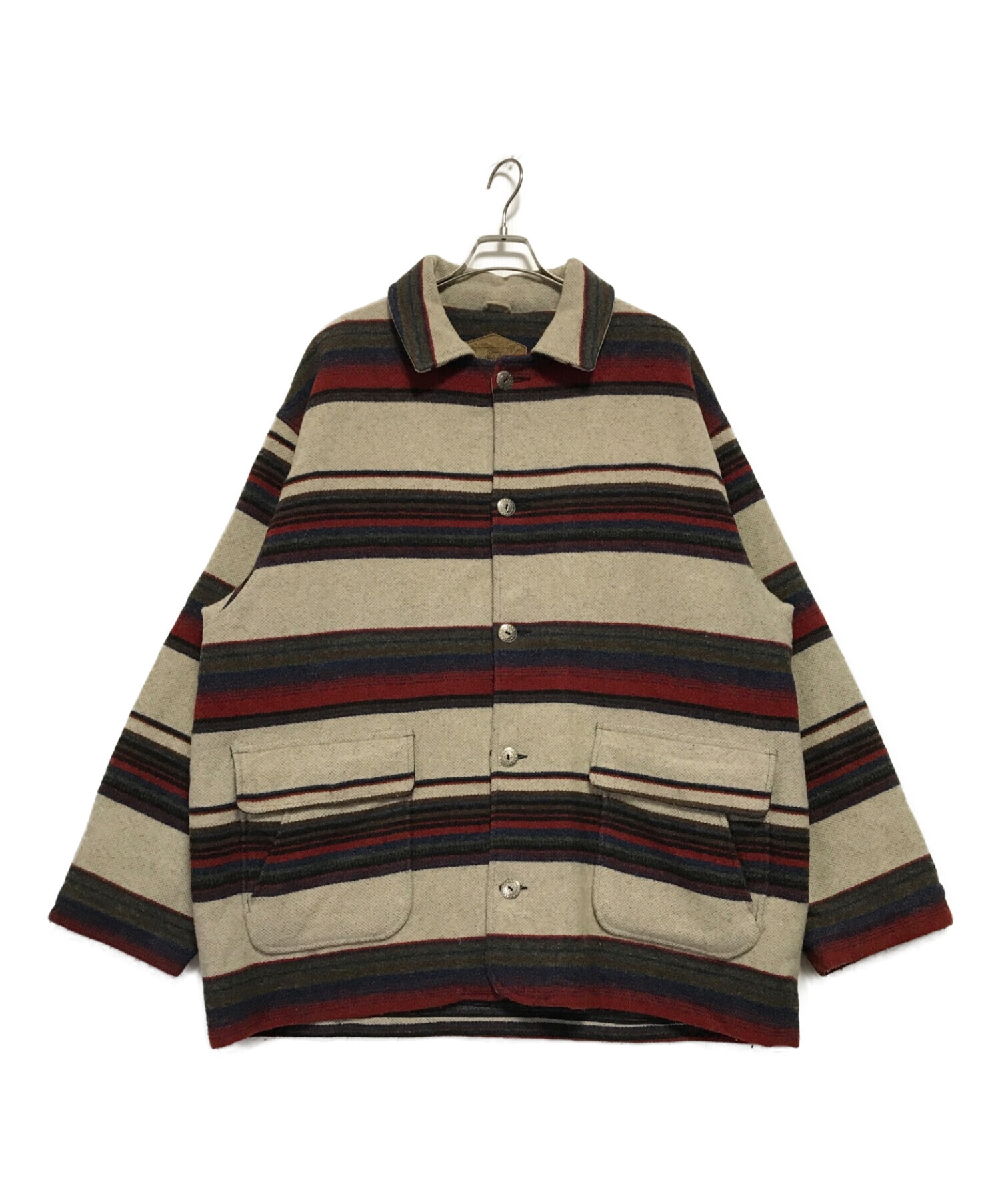 中古・古着通販】WOOLRICH (ウールリッチ) ネイティブ柄コンチョボタン