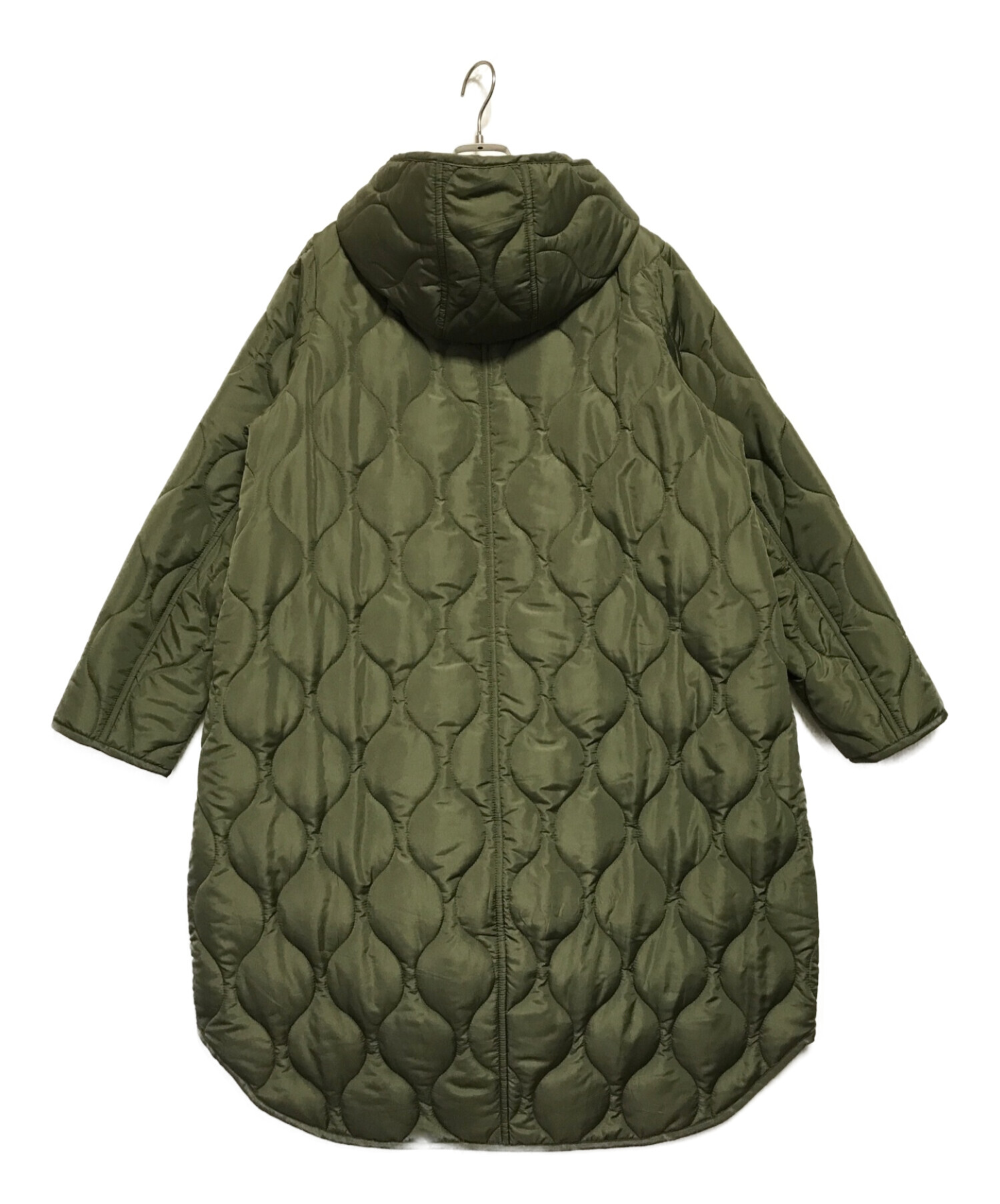 Emma Taylor (エマテイラー) MILITARY QUILTING HOOD COAT/ミリタリーキルティングフードコート オリーブ  サイズ:38（下記参照）