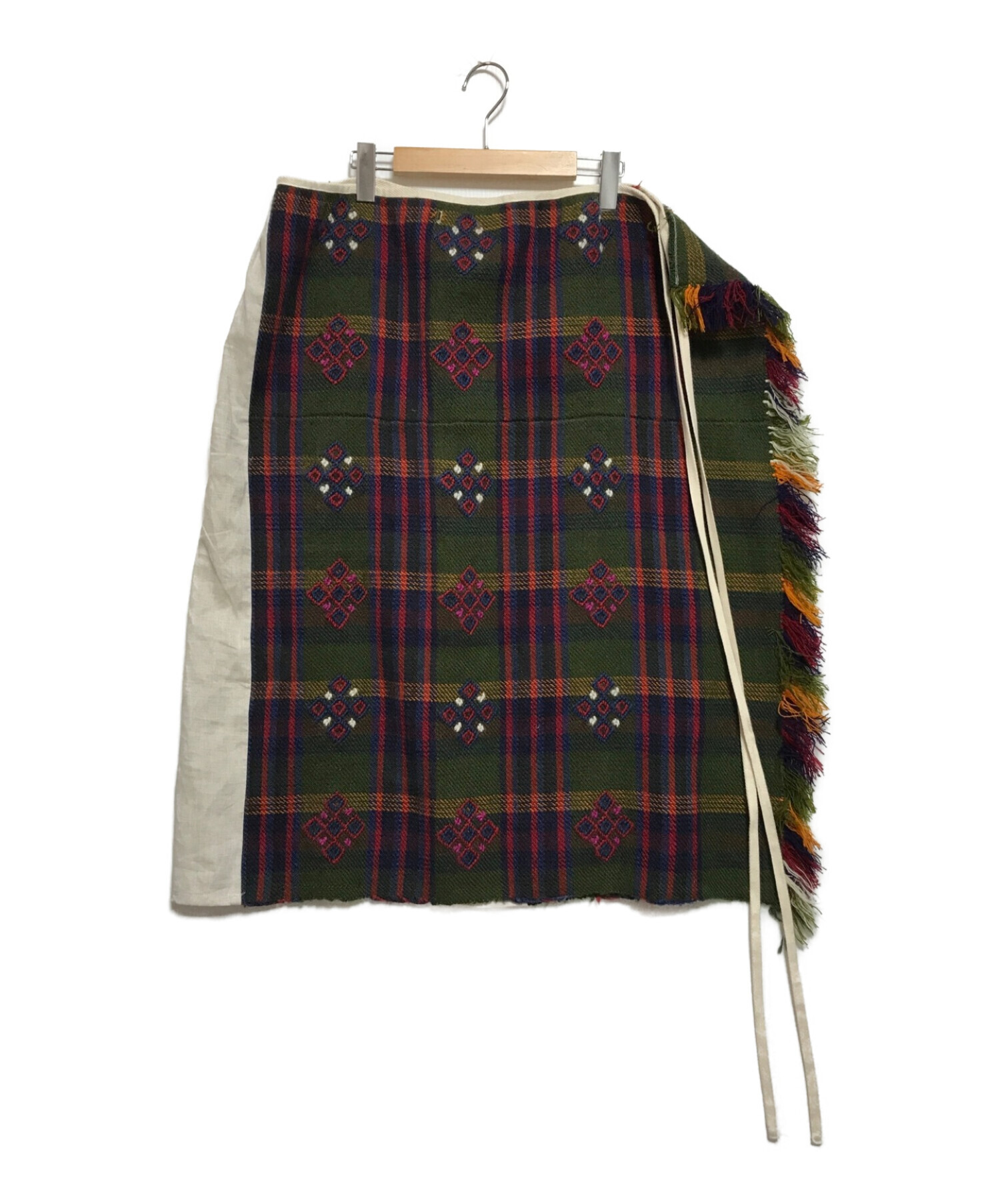 中古・古着通販】quitan (キタン) Wrap Skirt with Bhutan Textiles