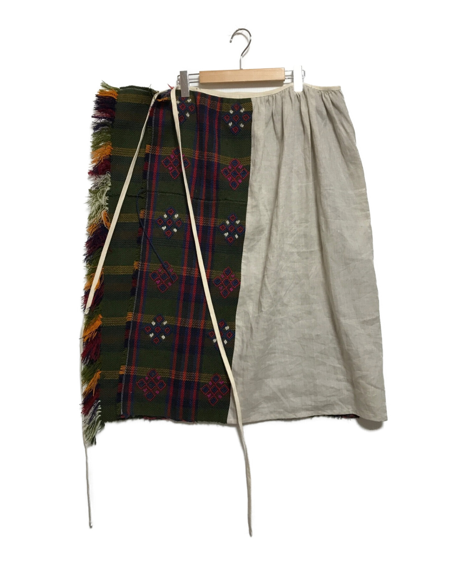 中古・古着通販】quitan (キタン) Wrap Skirt with Bhutan Textiles