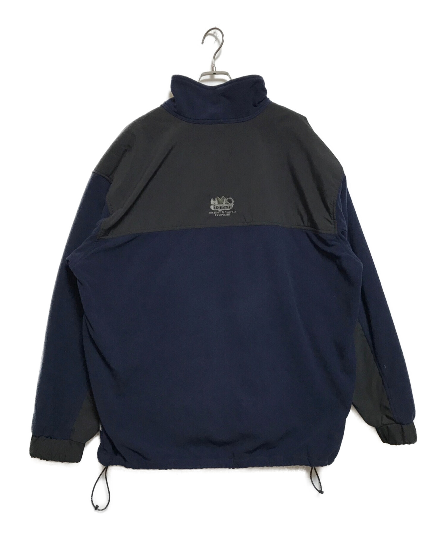 is-ness (イズネス) THM FLEECE JACKET ネイビー×ブラック サイズ:L（下記参照）