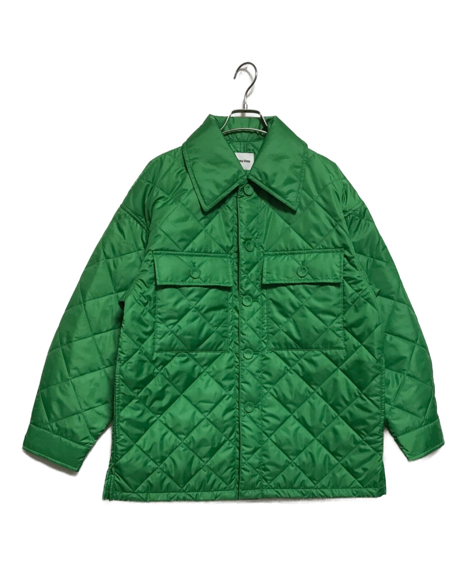 MONKEY TIME (モンキータイム) PE TFT QUILTED SHIRT JACKET グリーン サイズ:S