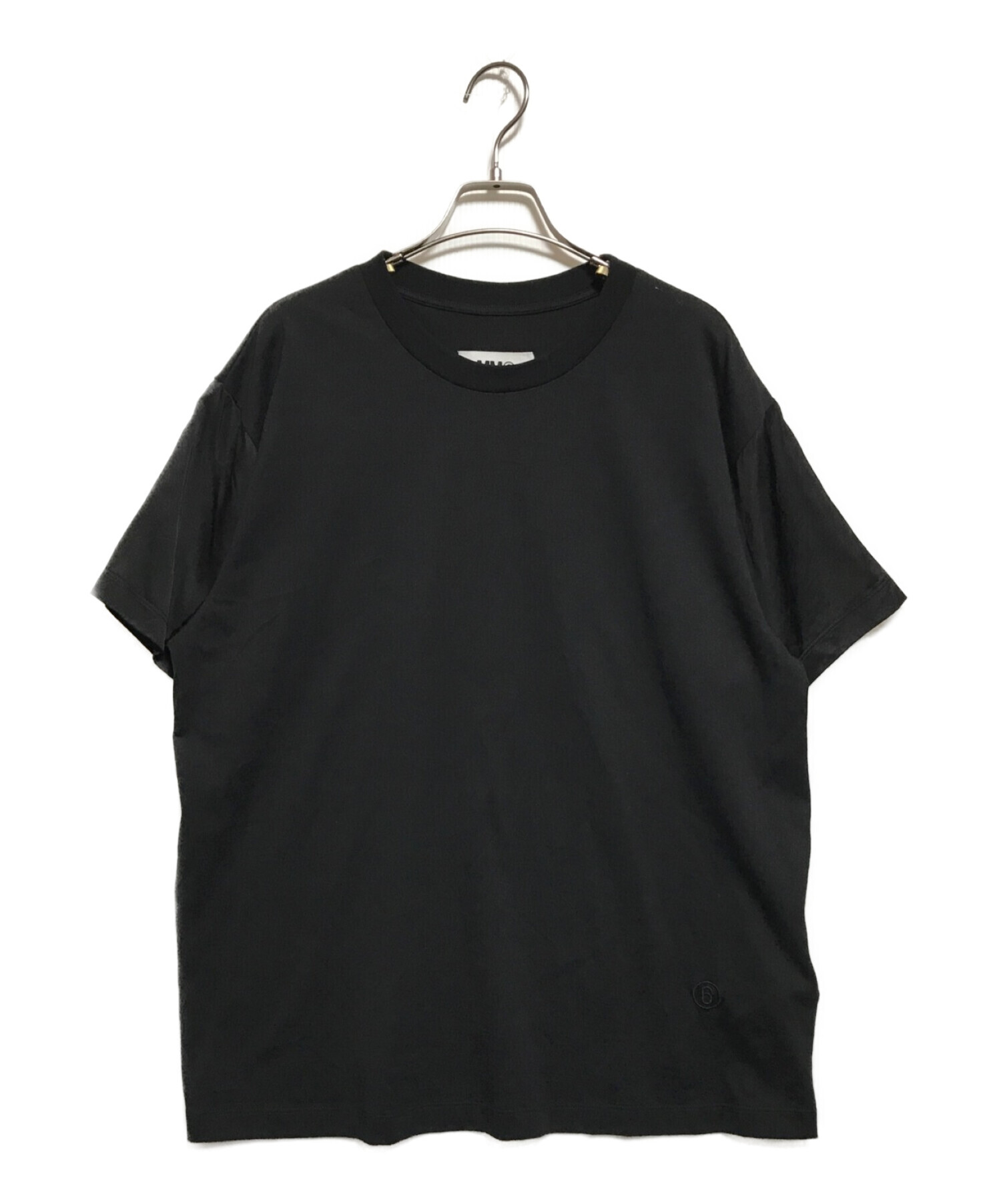 MM6 Maison Margiela (エムエムシックス メゾンマルジェラ) 半袖Tシャツ ブラック サイズ:XS 未使用品