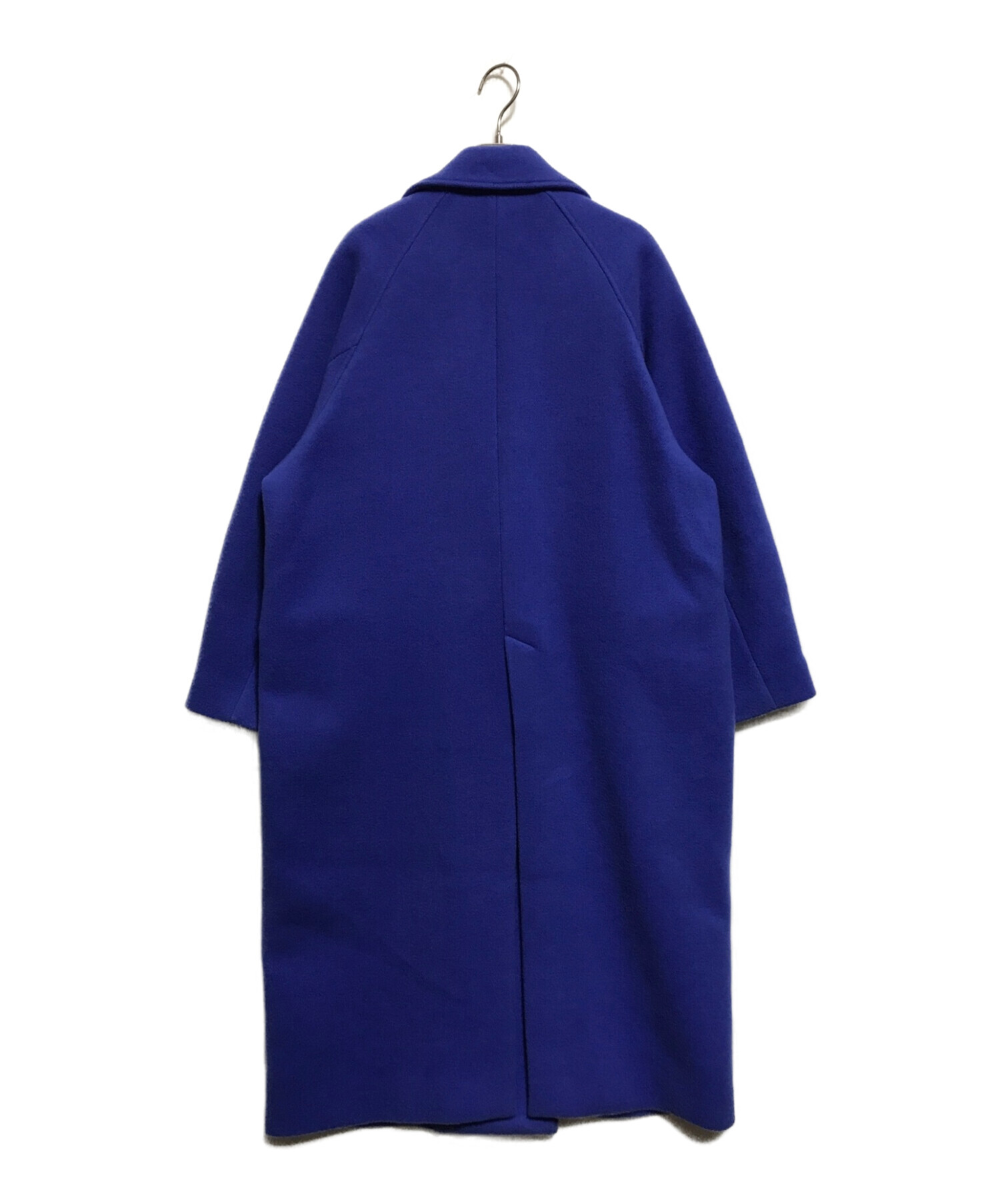 MAISON SPECIAL (メゾンスペシャル) スーパー100メルトンルーズコート ブルー サイズ:SIZE36