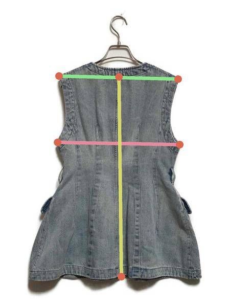 中古・古着通販】CLANE (クラネ) PANNIER LINE DENIM BUSTIER