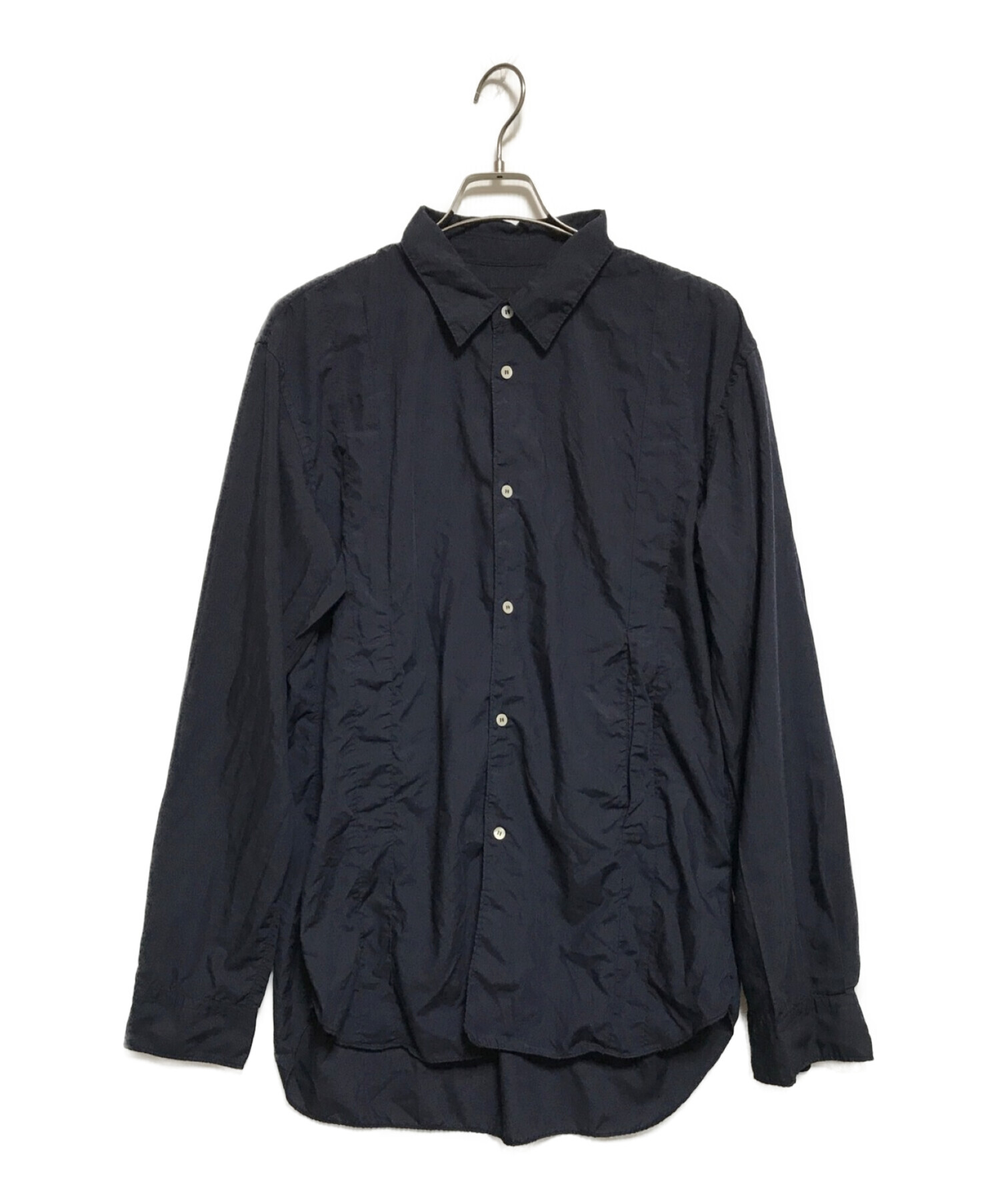 COMME des GARCONS HOMME DEUX (コムデギャルソン オム ドゥ) ロングスリーブシャツ ネイビー サイズ:XL