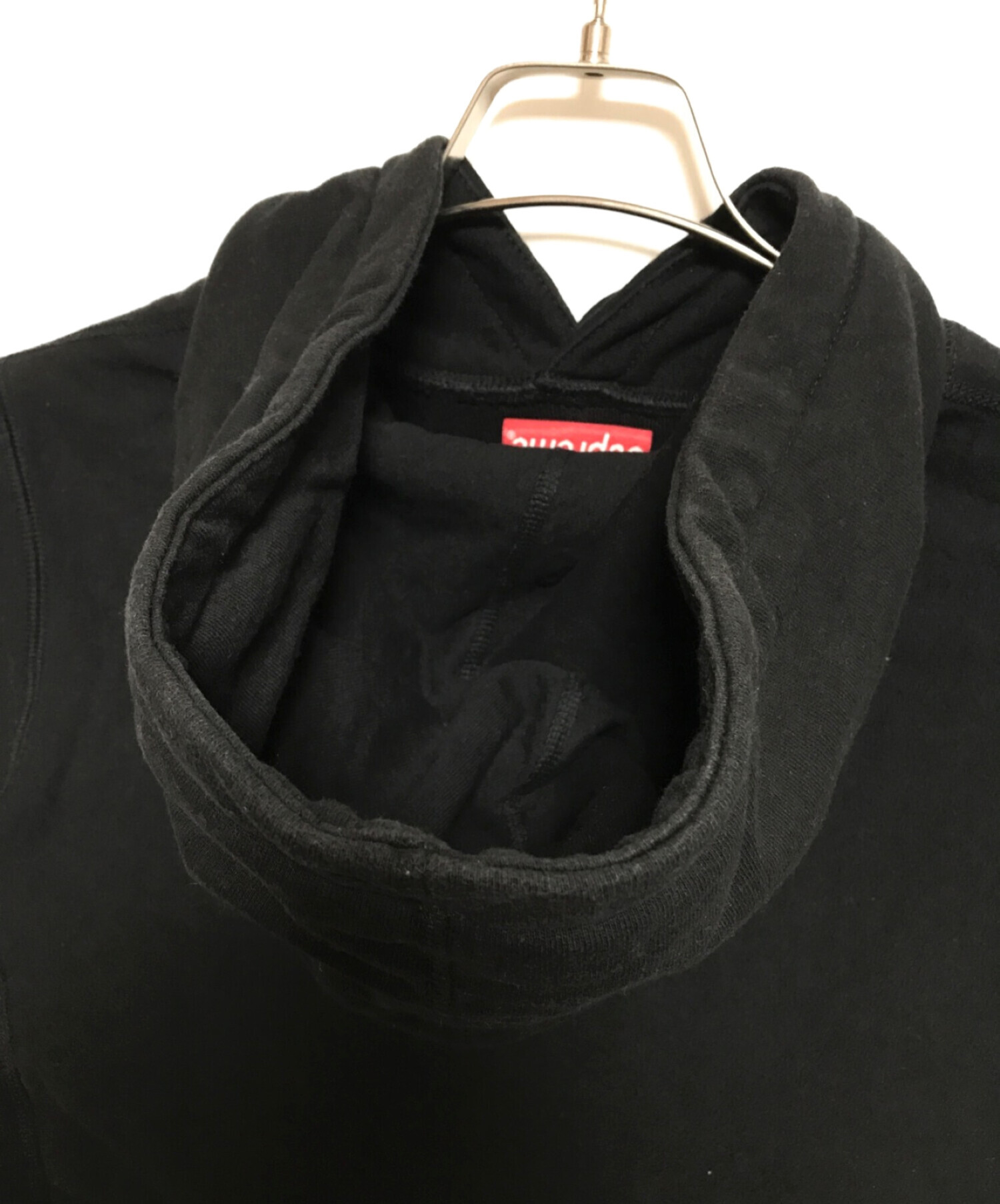 Supreme (シュプリーム) Classic Logo Hooded Sweatshirt ブラック サイズ:Ｓ