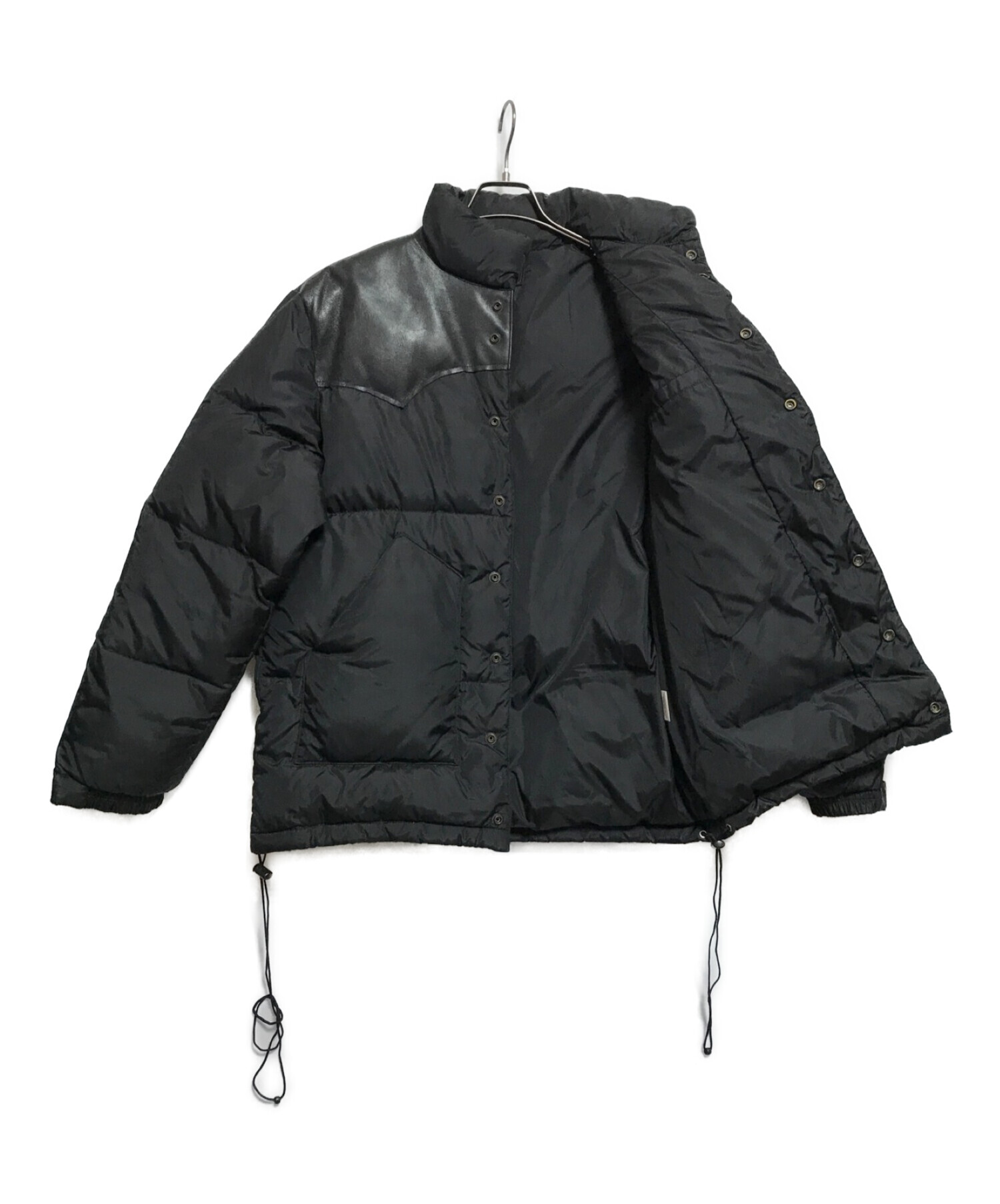 H BAR C (エイチバーシー) ダウンジャケット ブラック サイズ:L
