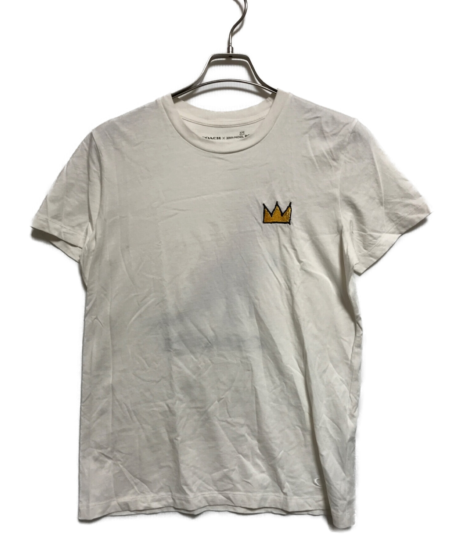 COACH (コーチ) Jean-Michel Basquiat (ジェン＝ミシェル・バスキア) プリントTシャツ ホワイト サイズ:S