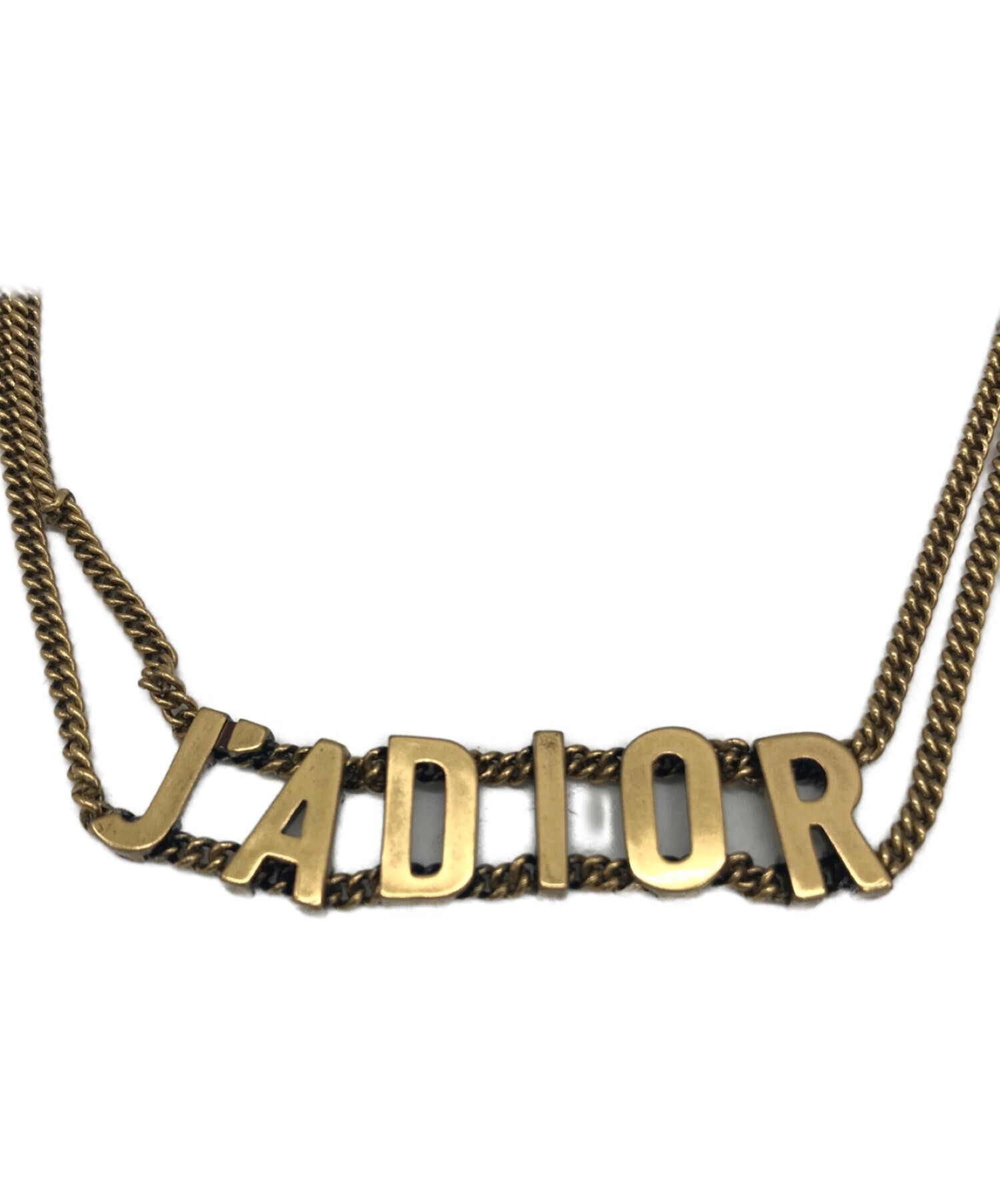 Dior ディオール アンティークゴールド チョーカー78100円