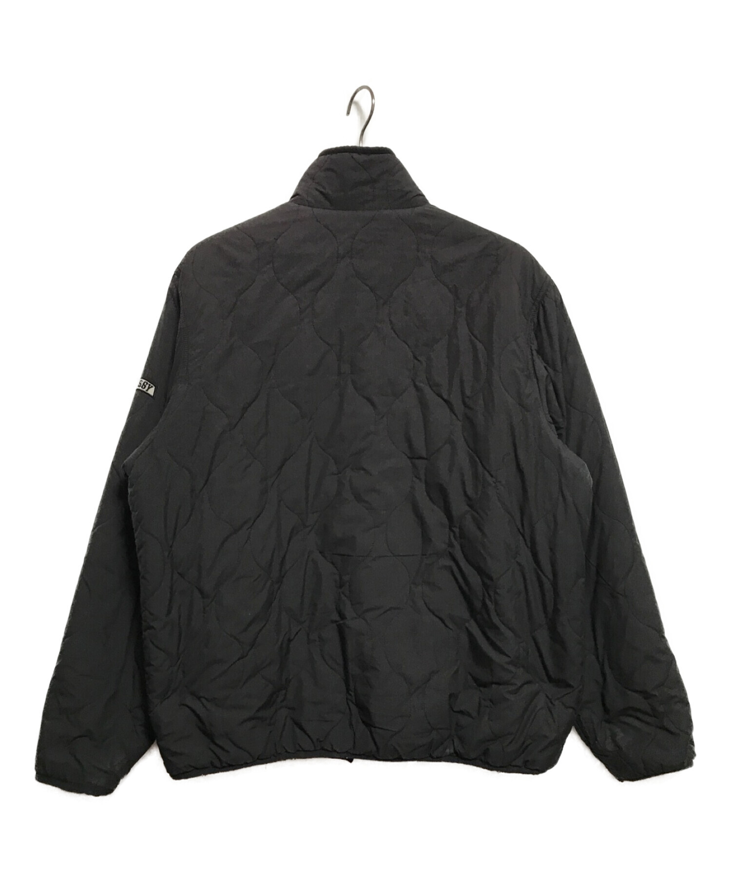 AIの服屋さんOLD STUSSY キルティング　ダウンジャケット　ブラック　Lサイズ
