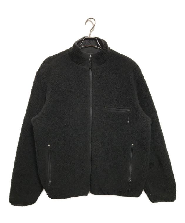12,282円OLD STUSSY キルティング　ダウンジャケット　ブラック　Lサイズ