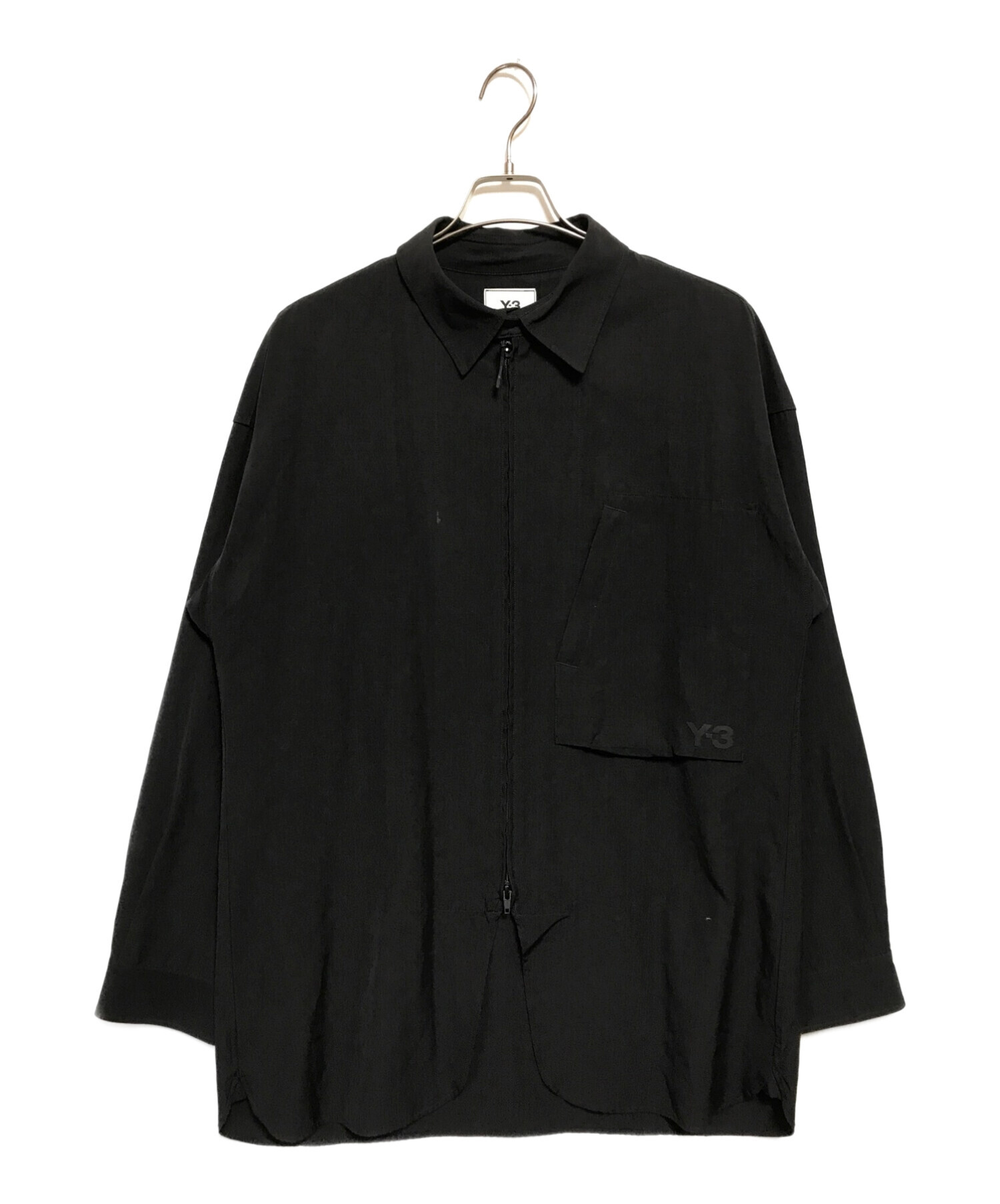 Y-3 (ワイスリー) CLASSIC LIGHT RIPSTOP OVERSHIRT ブラック サイズ:Ｍ