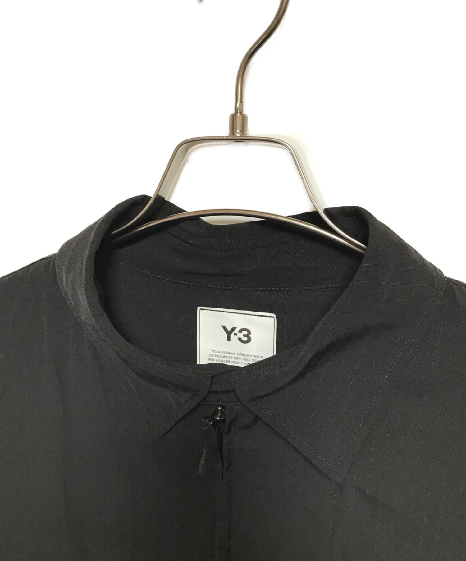 Y-3 (ワイスリー) CLASSIC LIGHT RIPSTOP OVERSHIRT ブラック サイズ:Ｍ