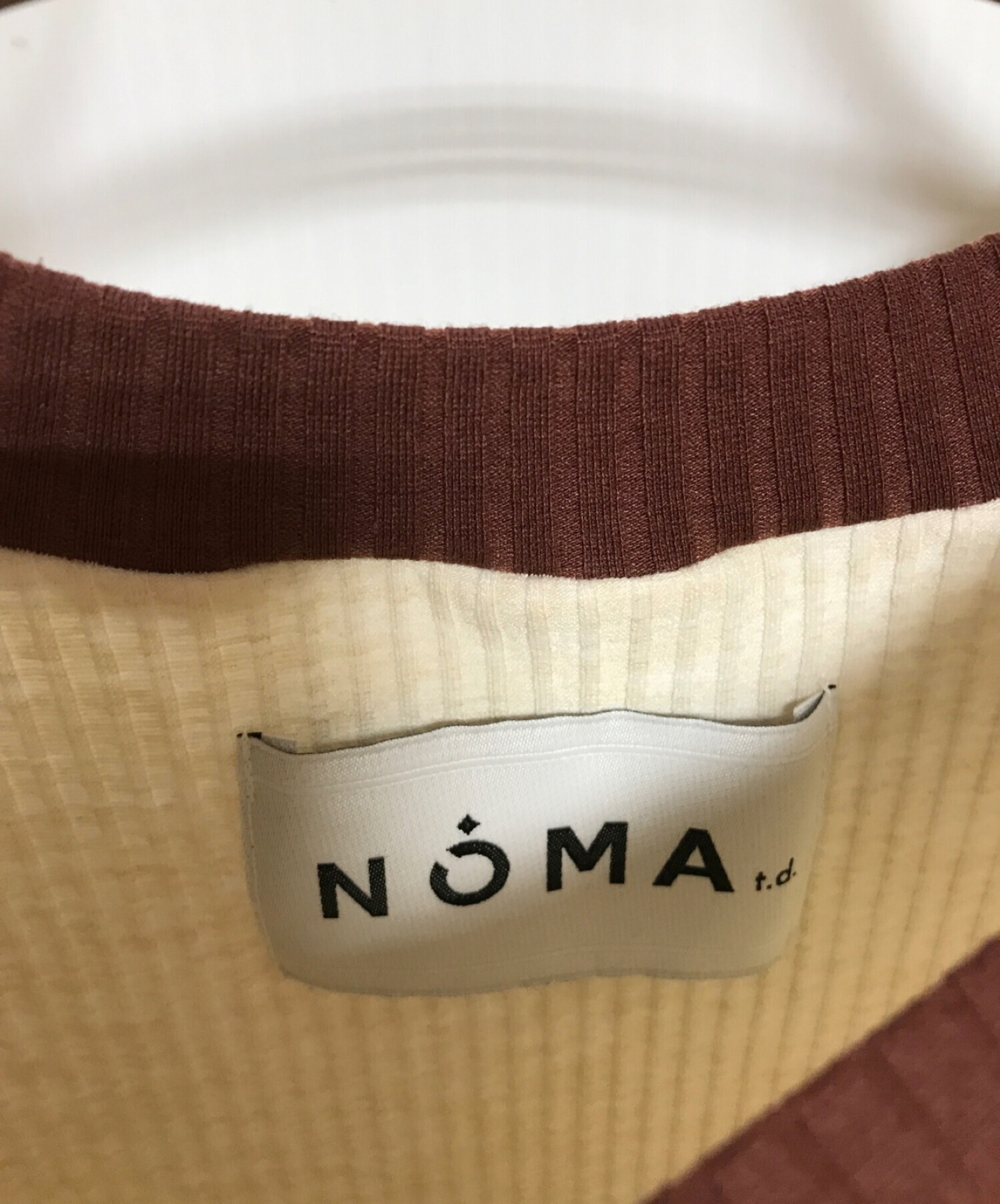 中古・古着通販】NOMA t.d. (ノーマティーディー) リブカットソー