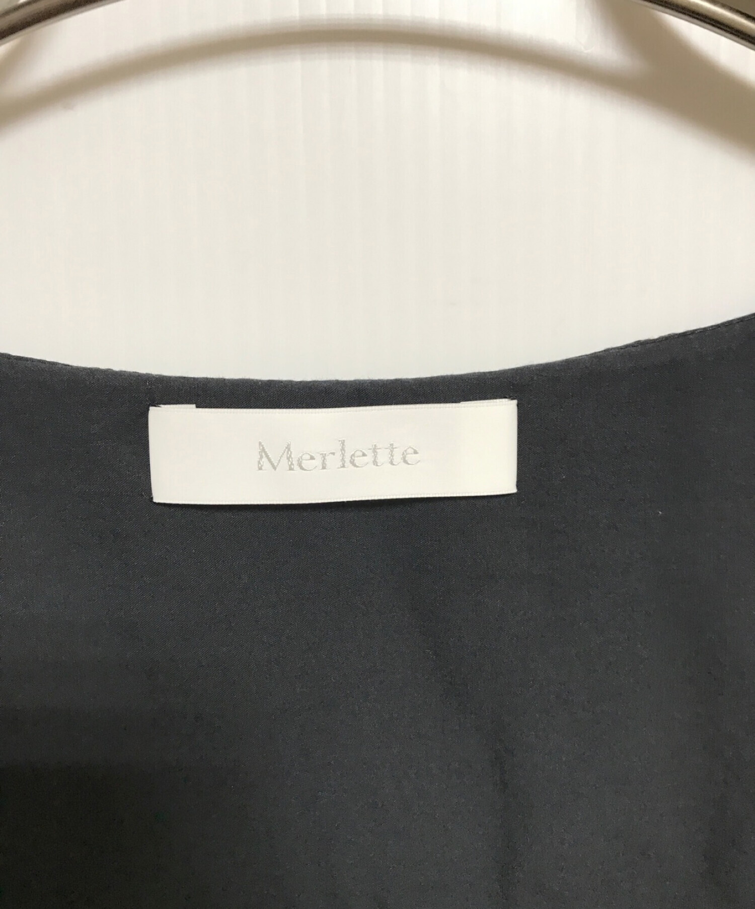 中古・古着通販】merlette (マーレット) LEYLANDドレス ブラック ...