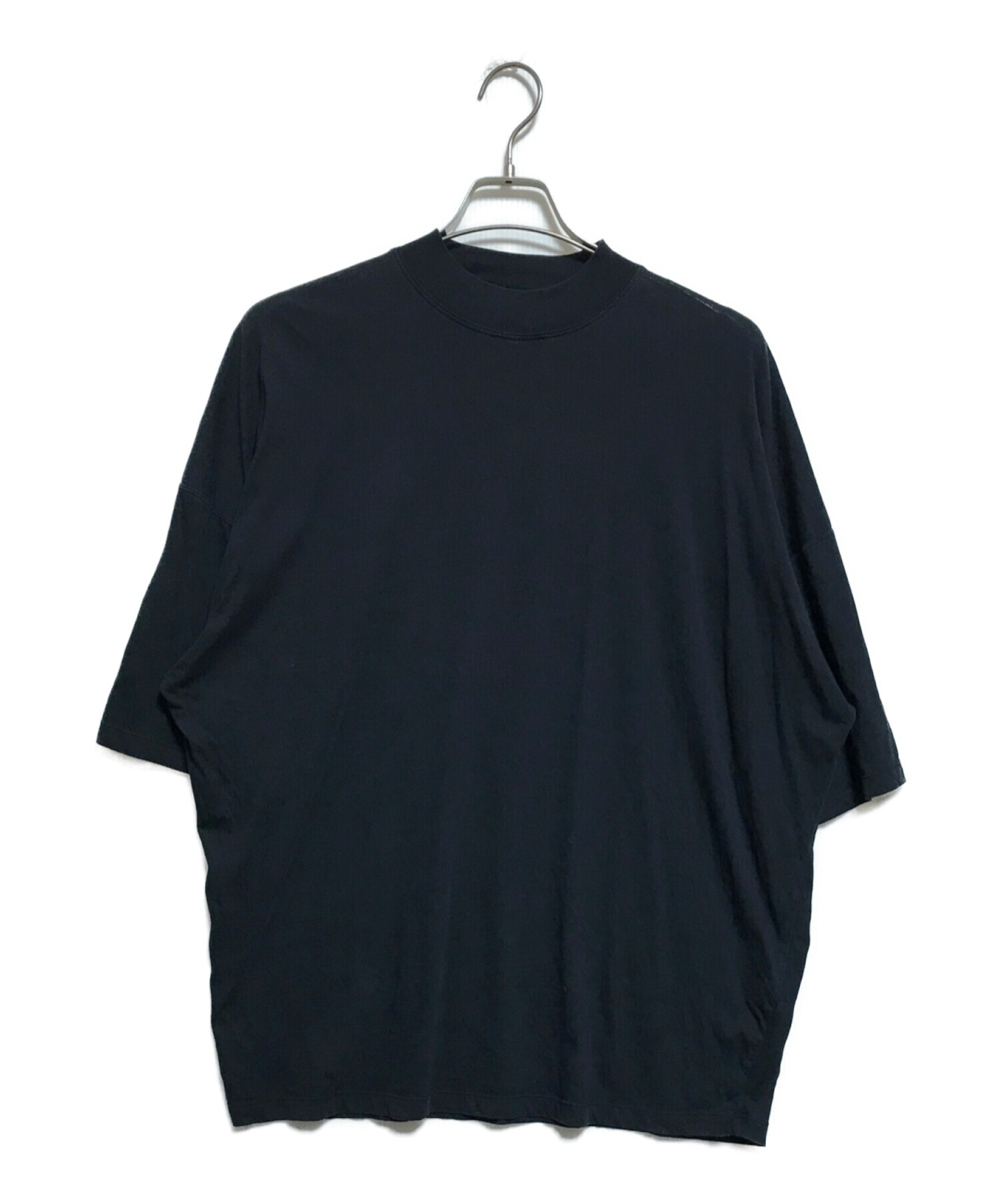 JILSANDER モックネック Tシャツ ネイビー-