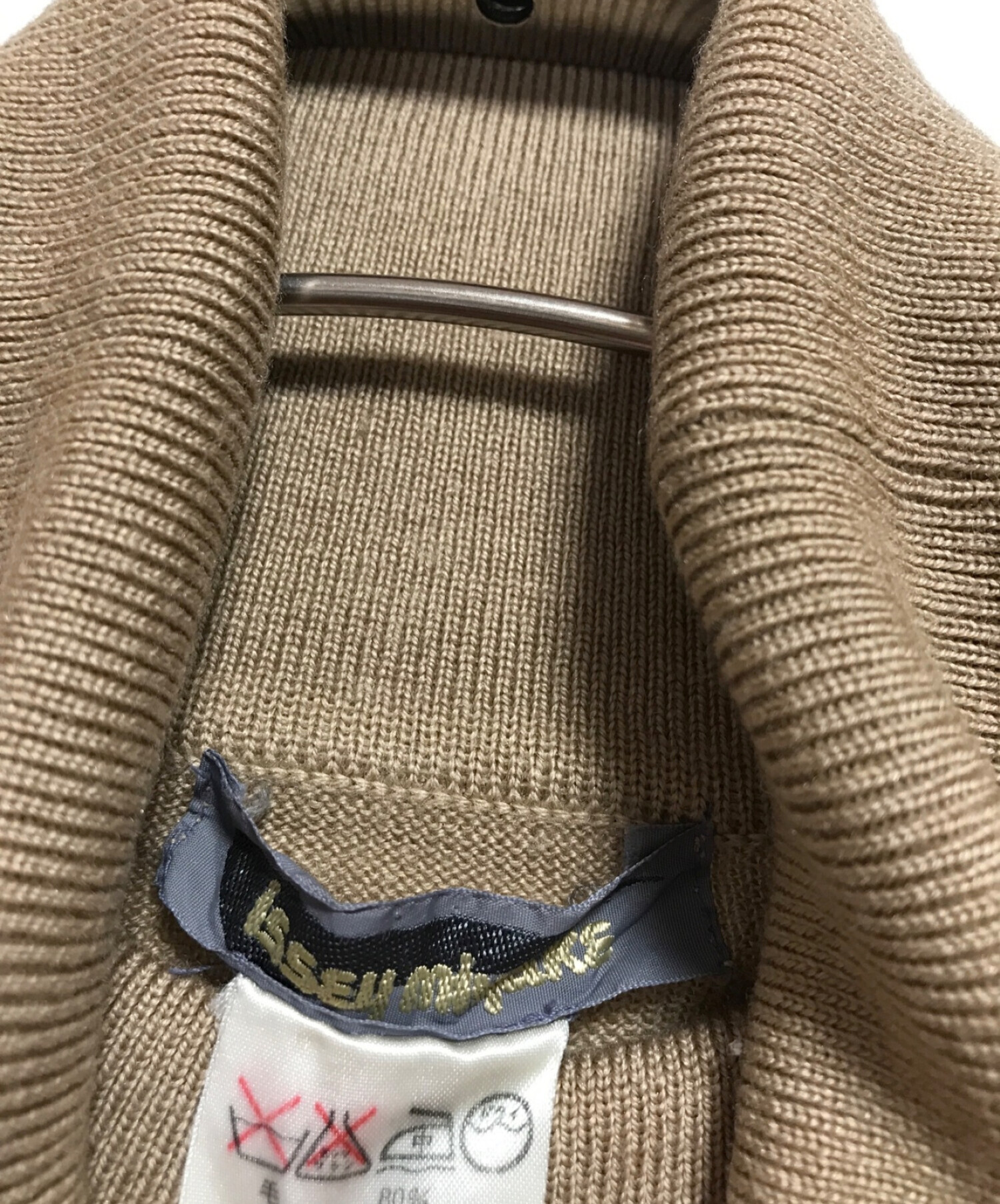 中古・古着通販】ISSEY MIYAKE (イッセイミヤケ) タートルネックニット