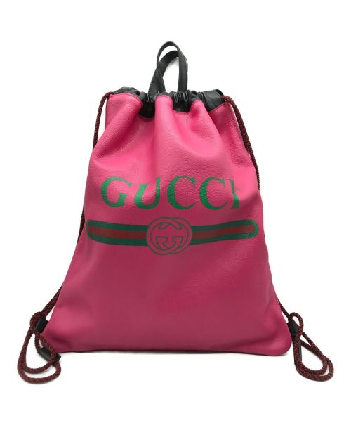 中古・古着通販】GUCCI (グッチ) リュック ピンク｜ブランド・古着通販