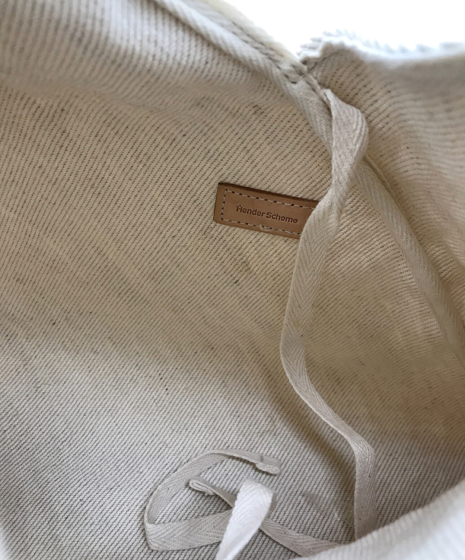 HENDER SCHEME (エンダースキーマ) azuma bag small アイボリー