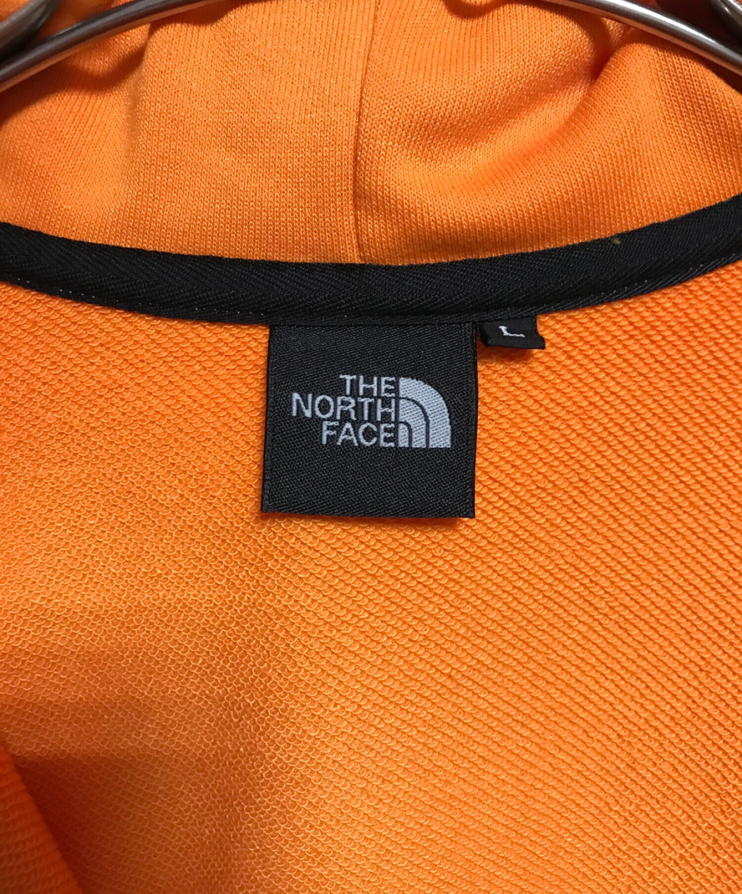 THE NORTH FACE (ザ ノース フェイス) ジップパーカー オレンジ サイズ:L