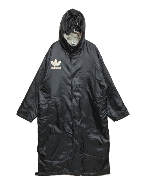 中古・古着通販】adidas (アディダス) ナイロンコート ブラック サイズ