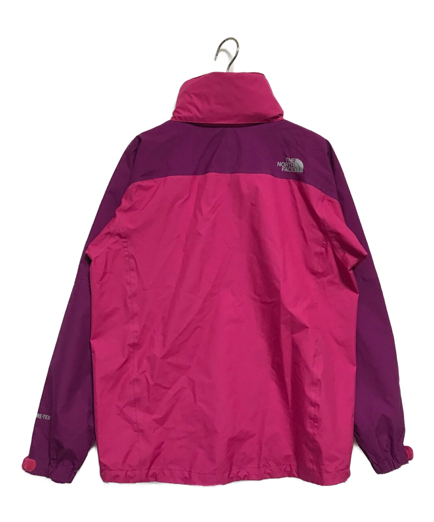 THE NORTH FACE (ザ ノース フェイス) RAINTEX PLASMA ピンク×パープル サイズ:XL