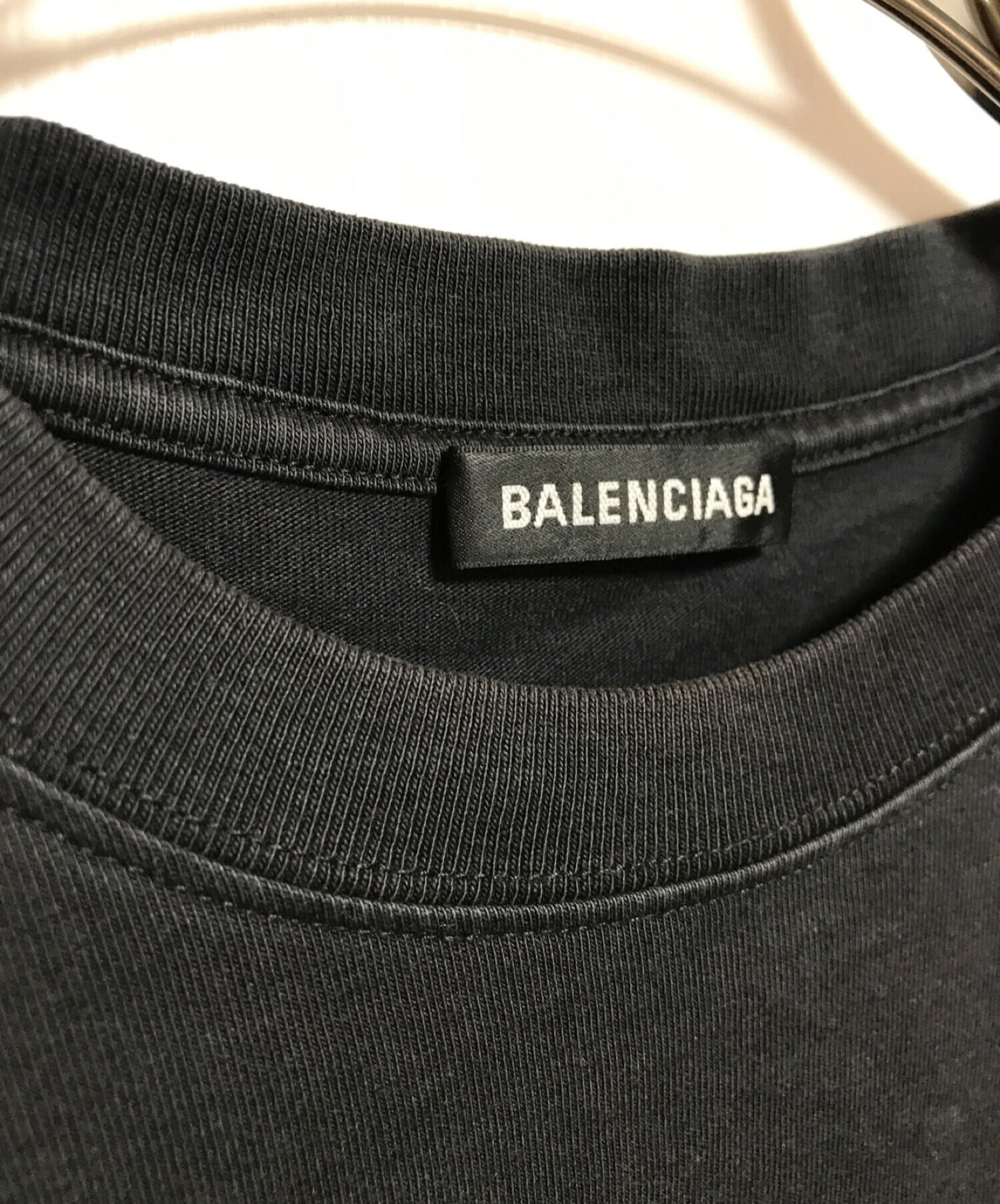 中古・古着通販】BALENCIAGA (バレンシアガ) ロゴプリントTシャツ