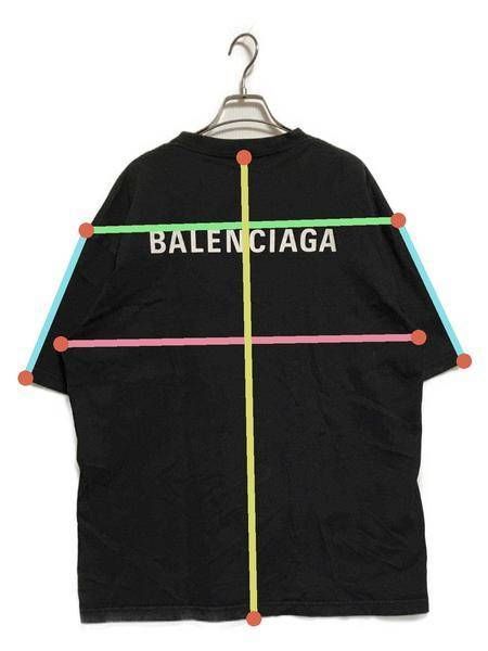 中古・古着通販】BALENCIAGA (バレンシアガ) ロゴプリントTシャツ