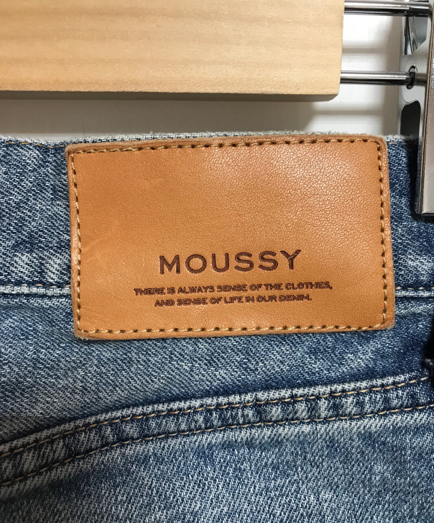 中古・古着通販】moussy (マウジー) デニムパンツ インディゴ サイズ