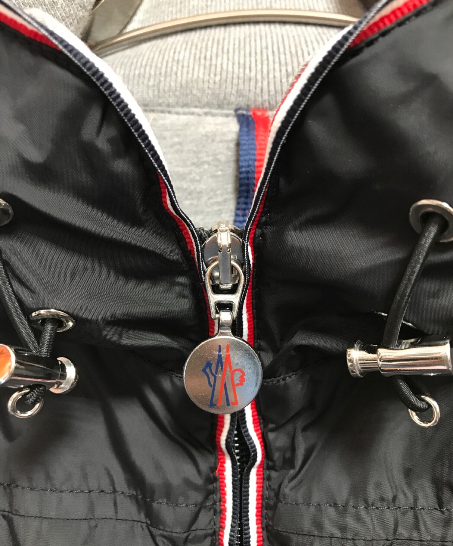 中古・古着通販】MONCLER (モンクレール) ナイロンジャケット ブラック