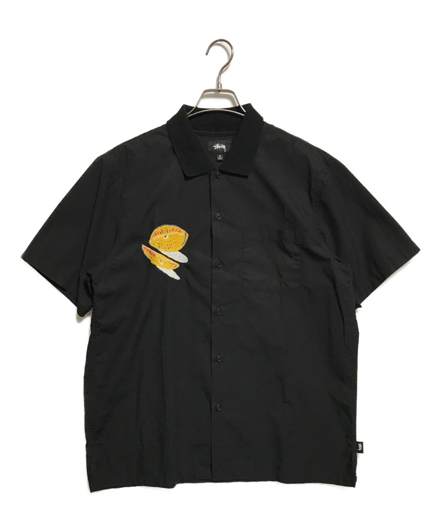 stussy (ステューシー) DRAGON COCKTAIL SHIRT ブラック サイズ:M