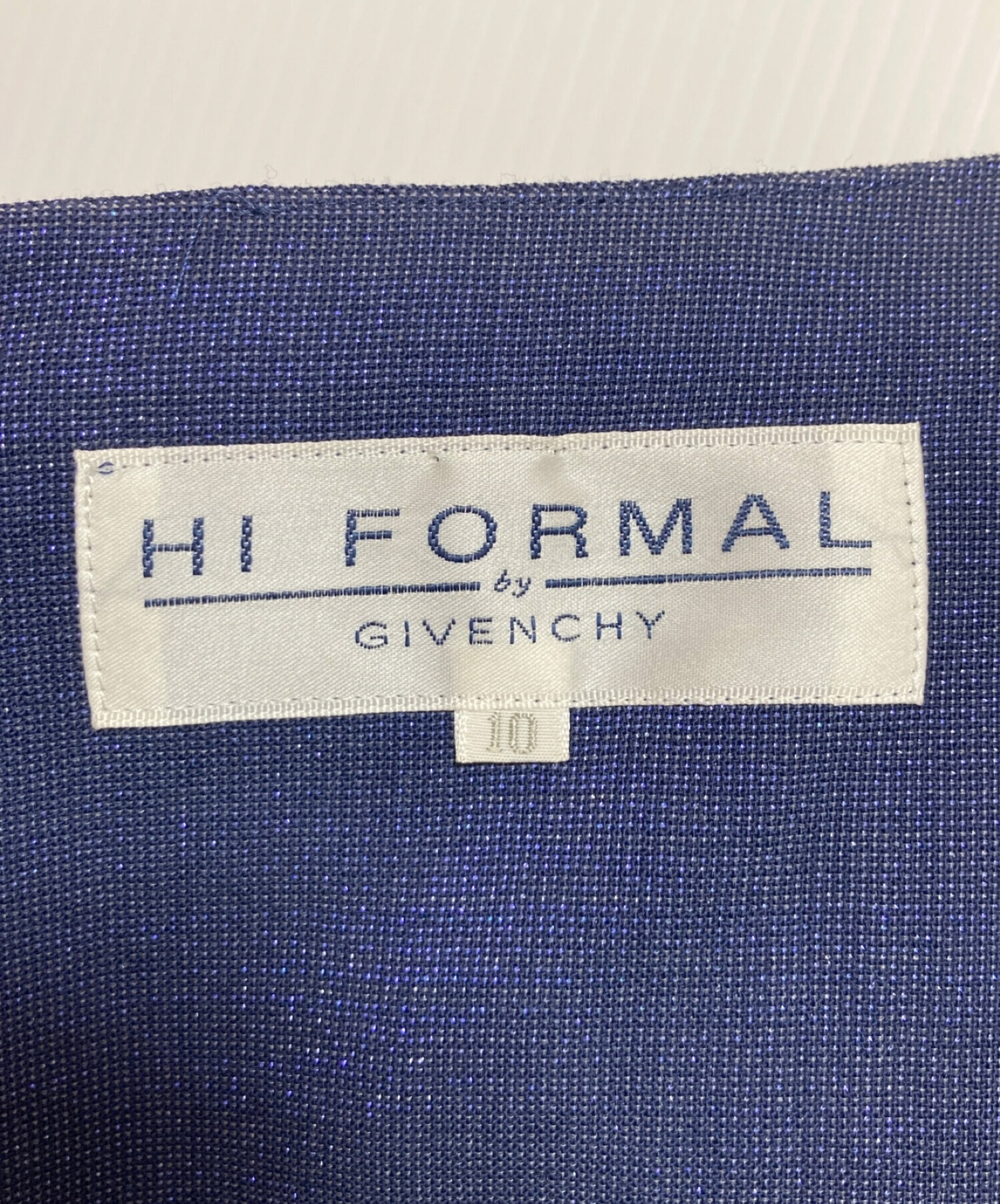 GIVENCHY (ジバンシィ) ハイフォーマルワンピース ブルー サイズ:SIZE10