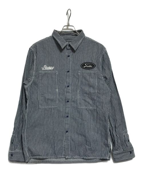 【中古・古着通販】stussy (ステューシー) ヒッコリーデニムワーク