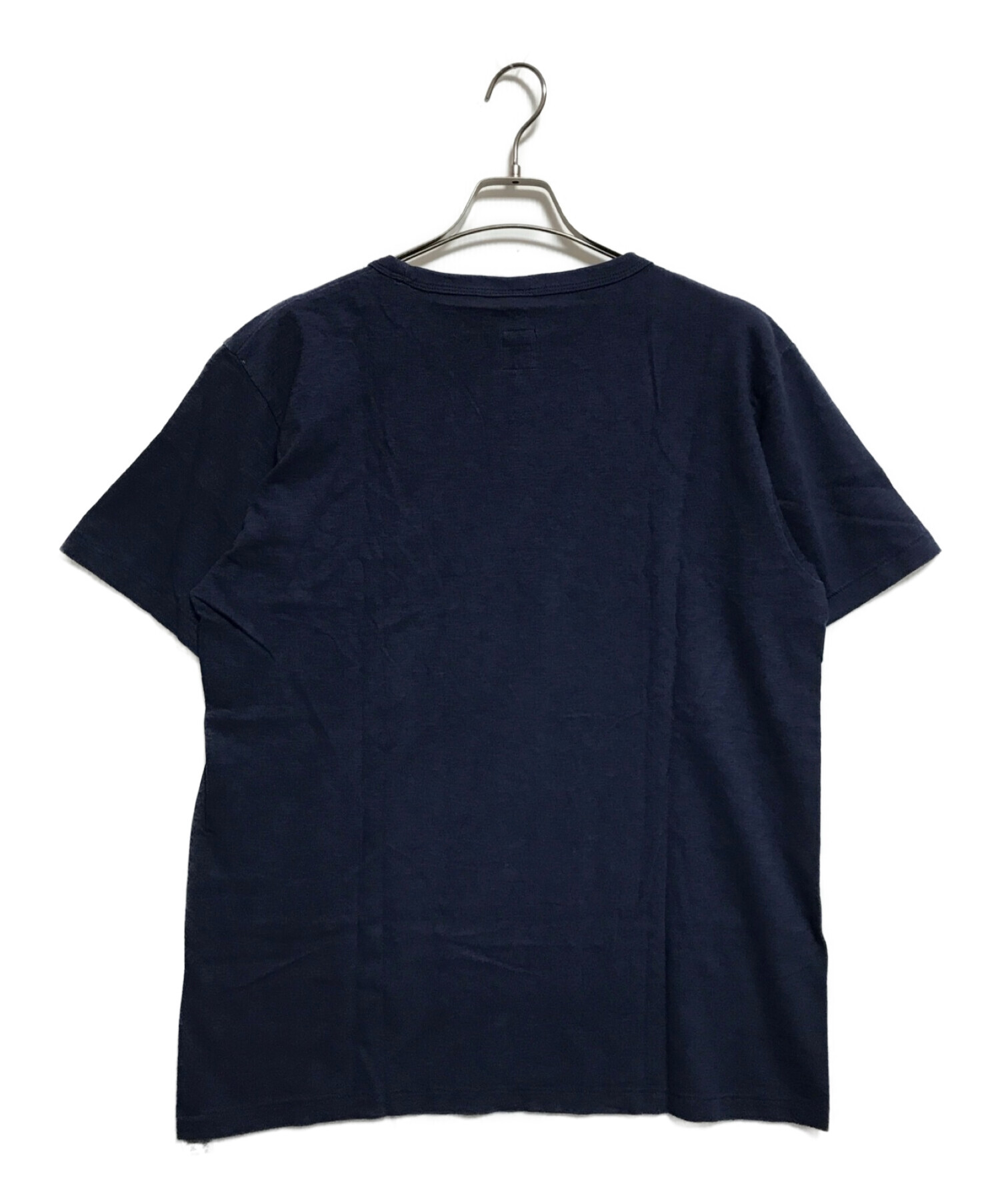 Champion (チャンピオン) stussy (ステューシー) プリントTシャツ ネイビー サイズ:XL